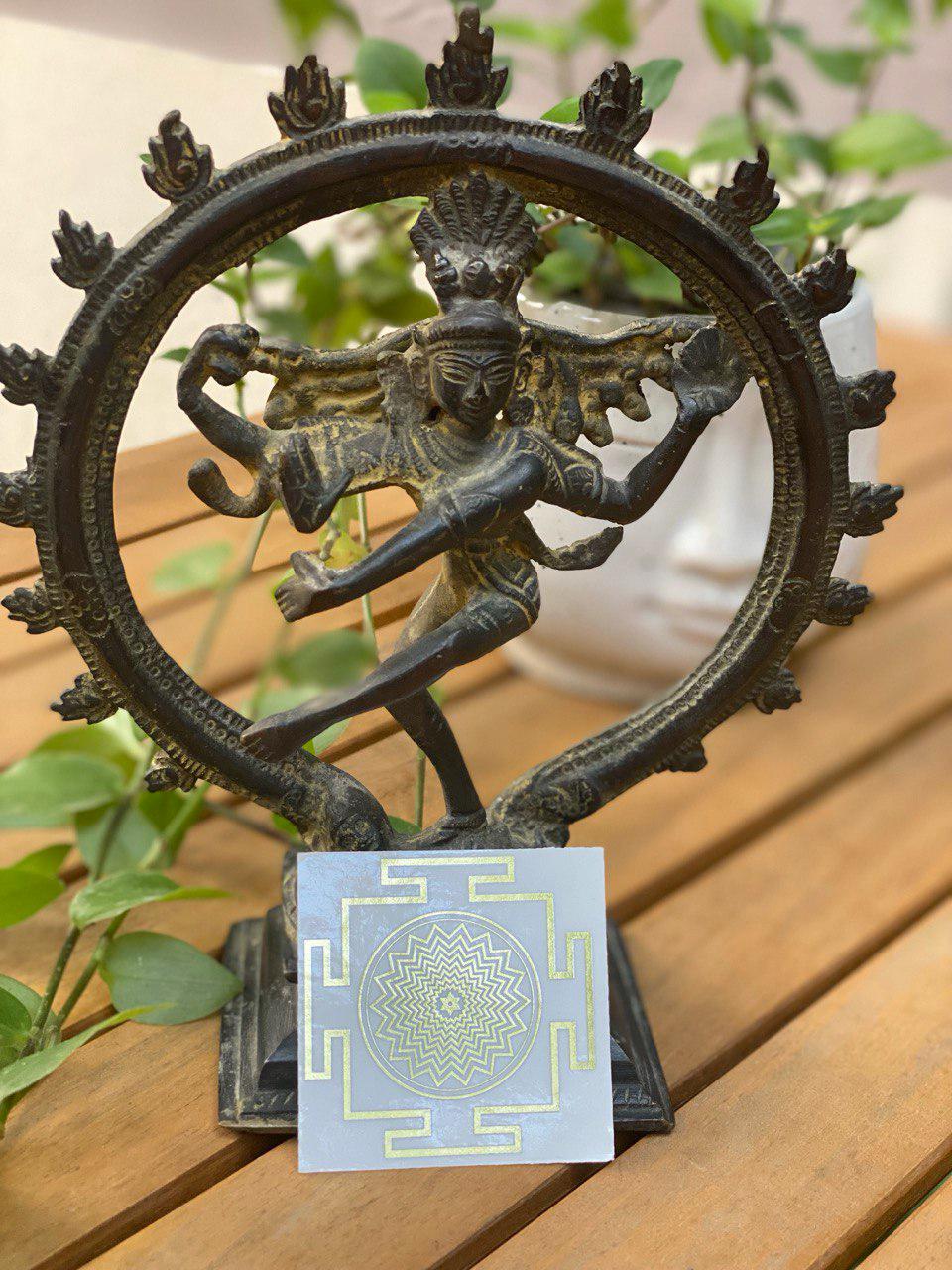 Shiva Yantra transparent sticker Set of 7