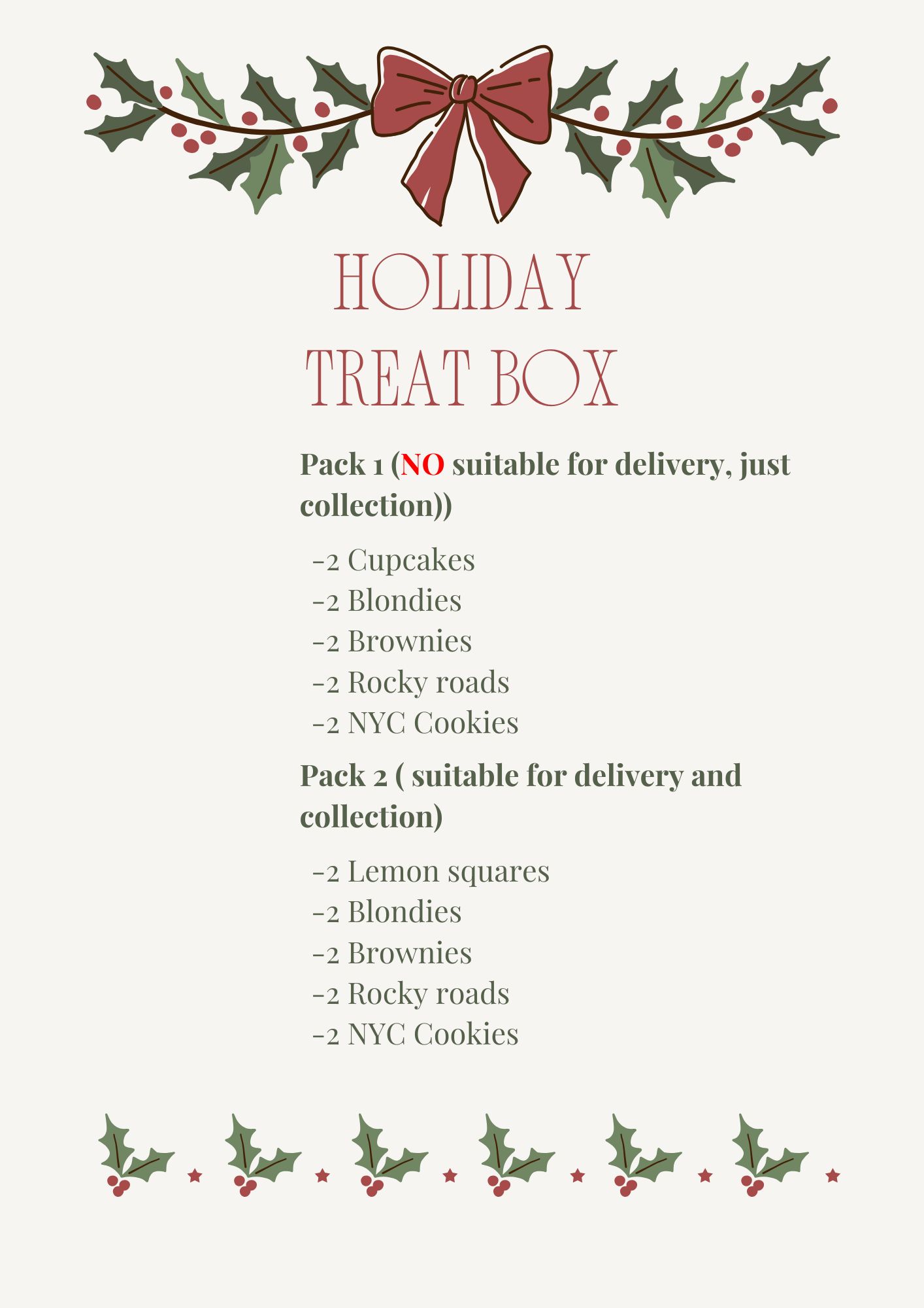 Holiday Treat Box