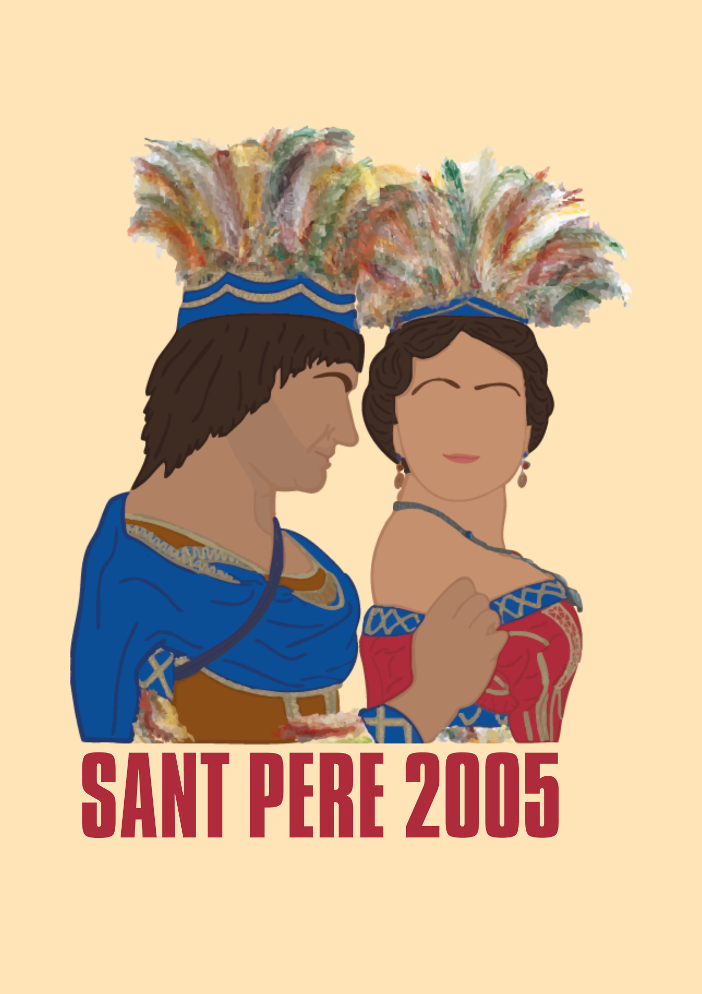 Samarreta "Indis sant Pere 2005"