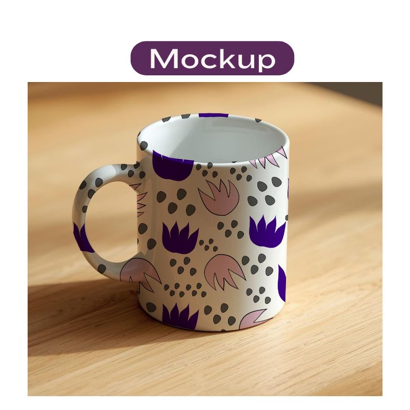 Abstract Flowers Light · Ref: 1007_abstflpkpurp_cal303_v020752