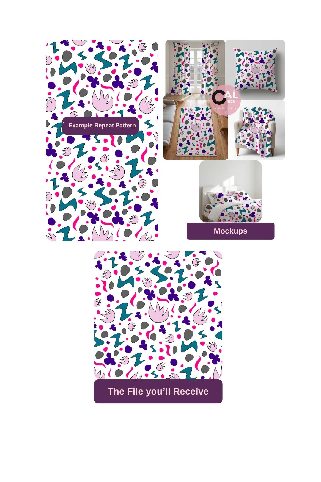 Abstract Flowers Light · Ref: 1006_ogw_abstfllight_cal303_v010752