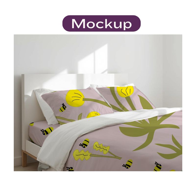  Bees Mustard Flowers· Ref: 1015_og_beesmustardflws_cal303_521103