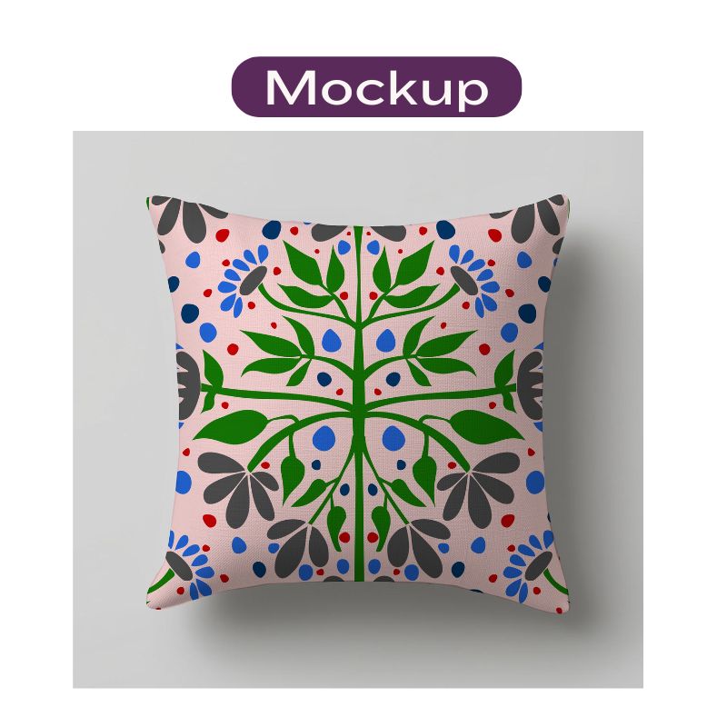 Abstract Flowers Blue · Ref: 1001_wog_abstflwvariousblu_cal303.png