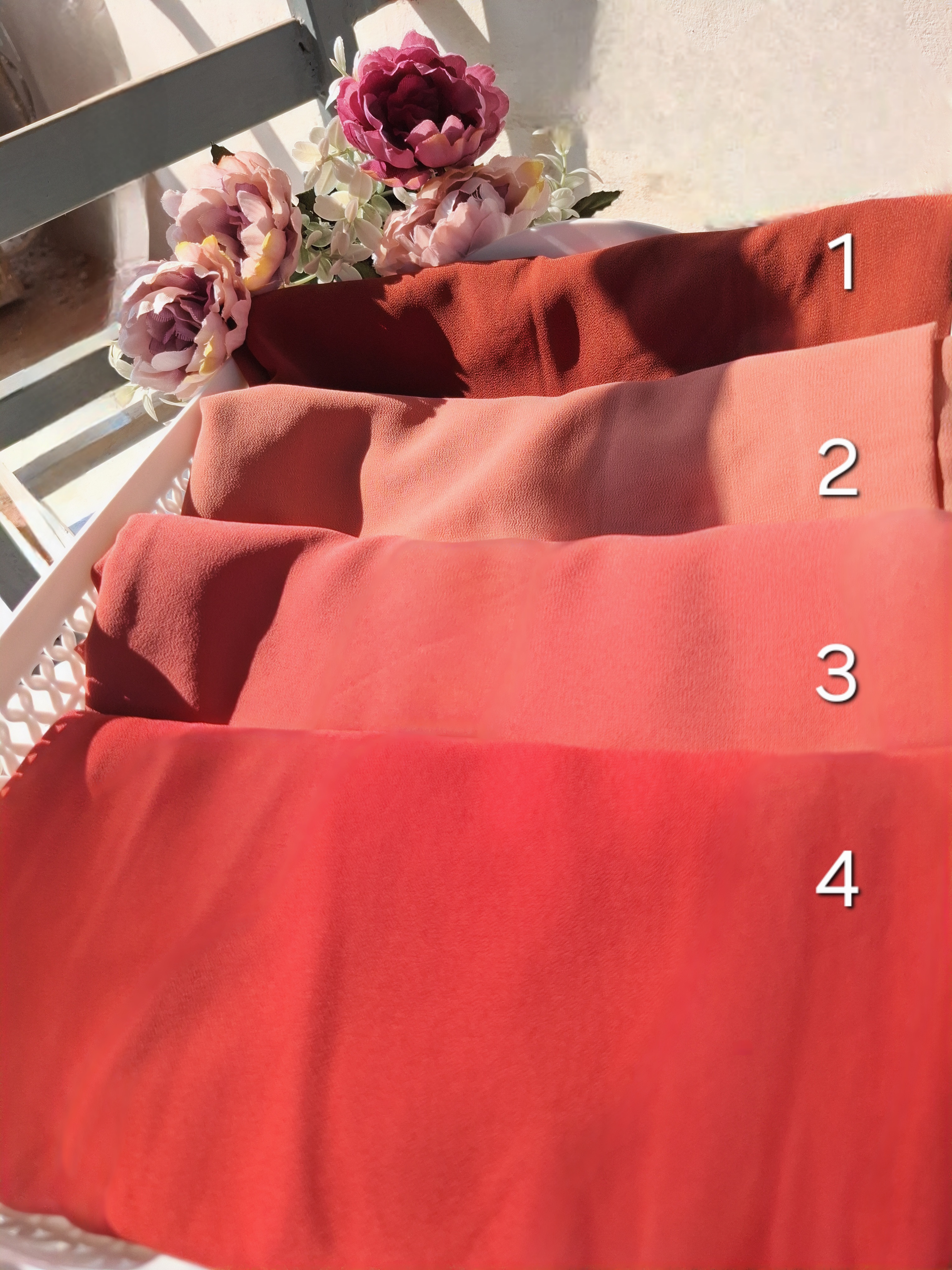 Premium soft georgette hijab 