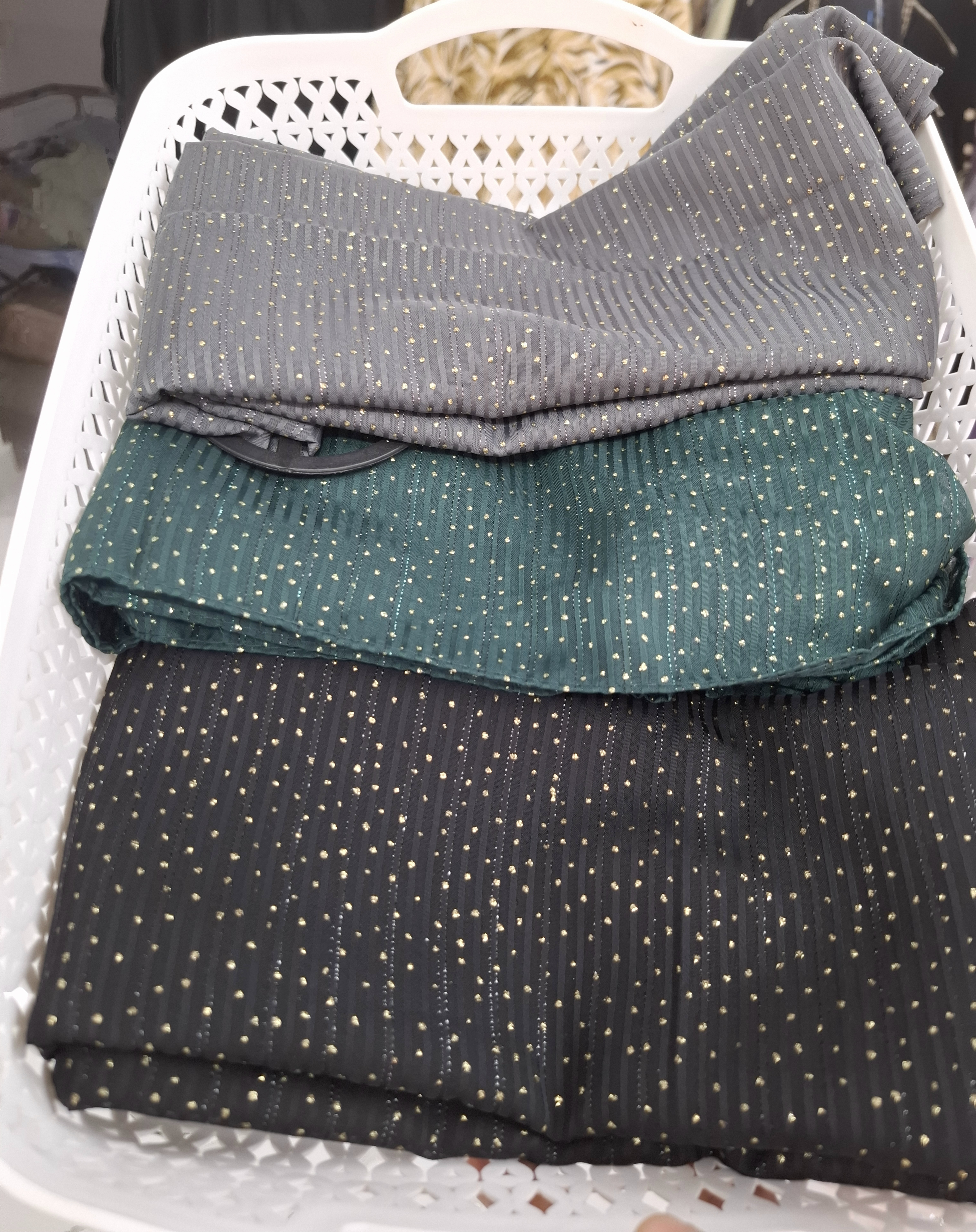 gliter georgette Hijab