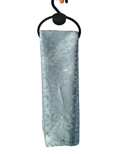 luxe Satin self Printed hijab
