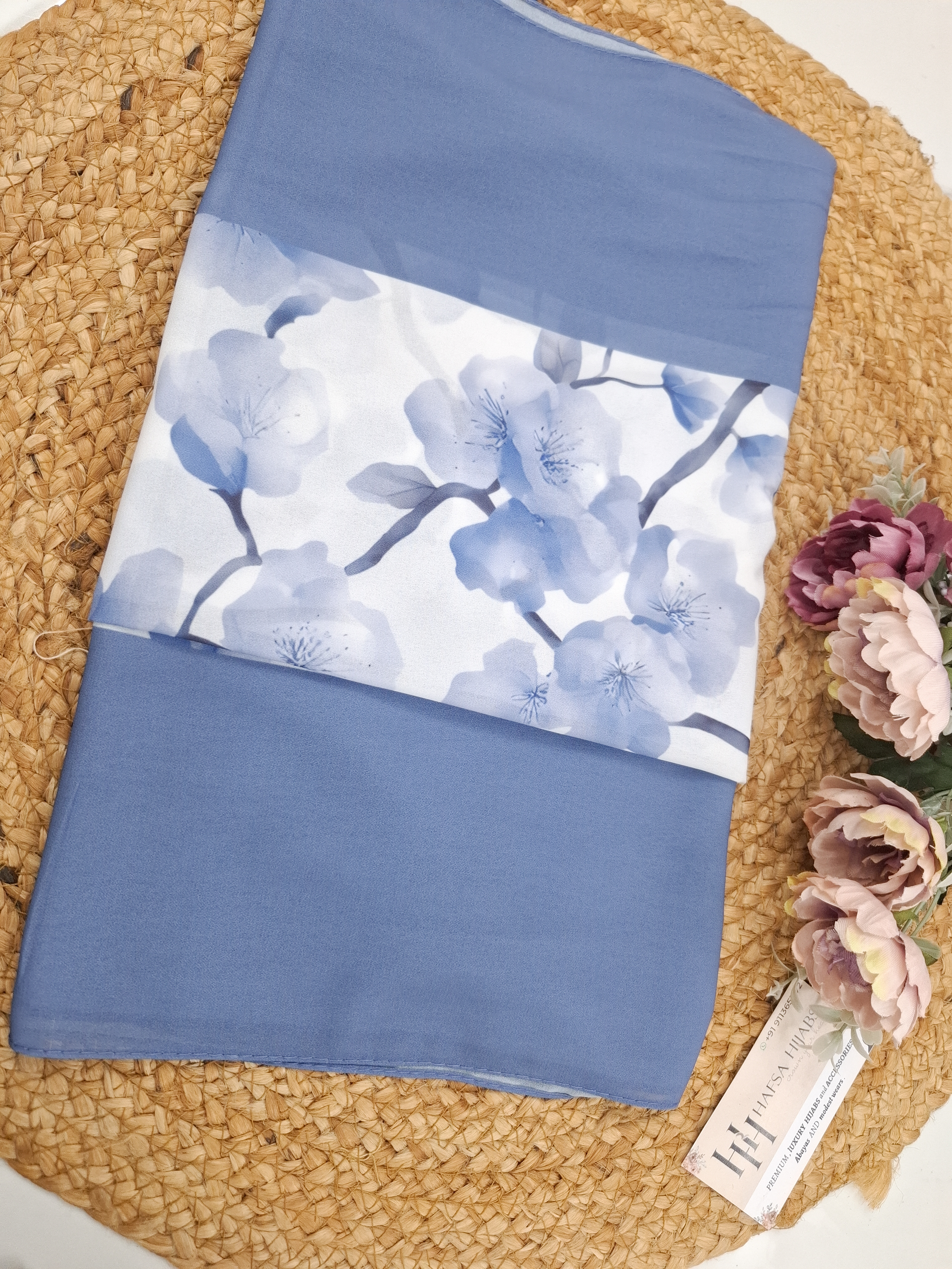 Floral Printed chiffon Hijab