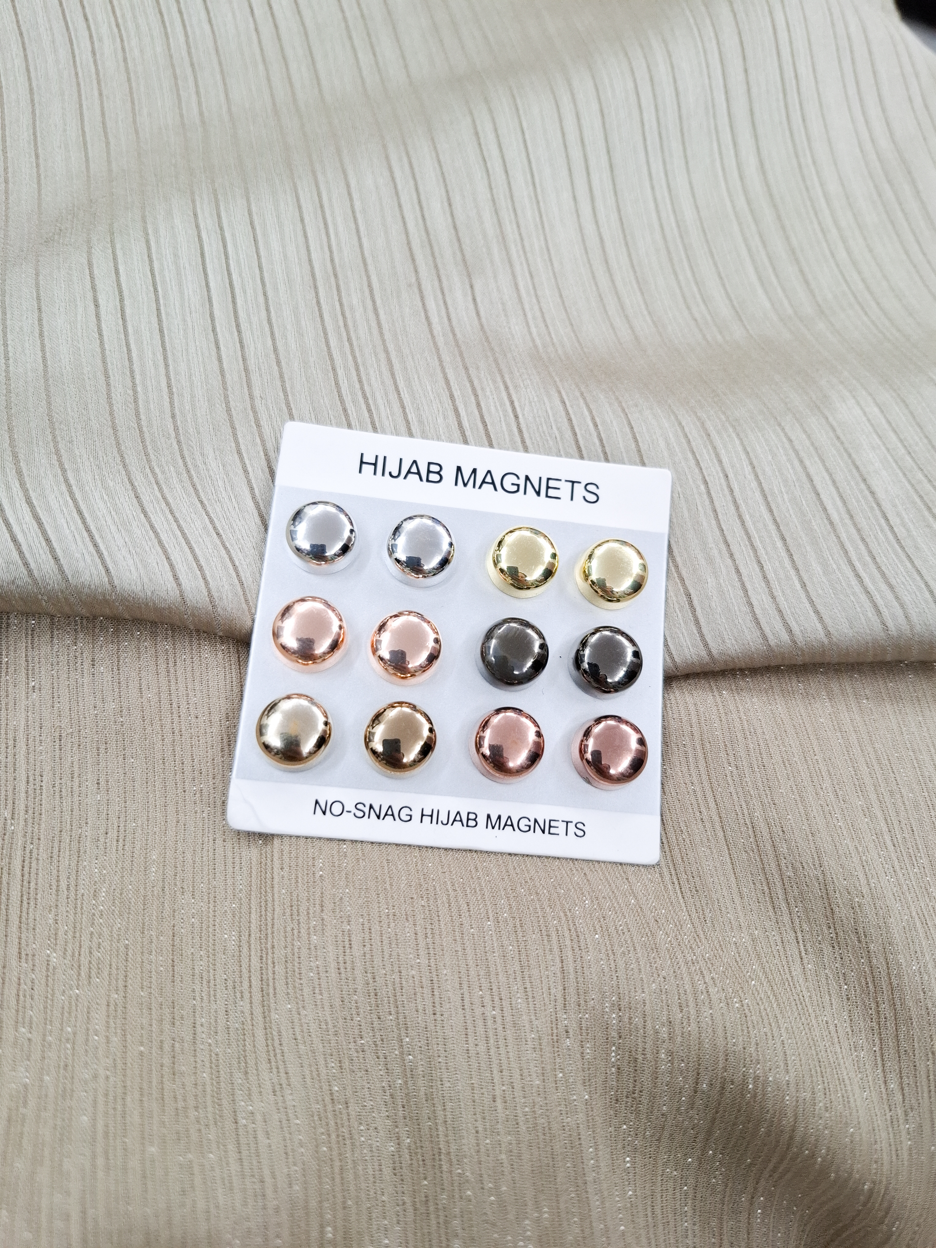 No-Snag Hijab Magnet (1 Pair)