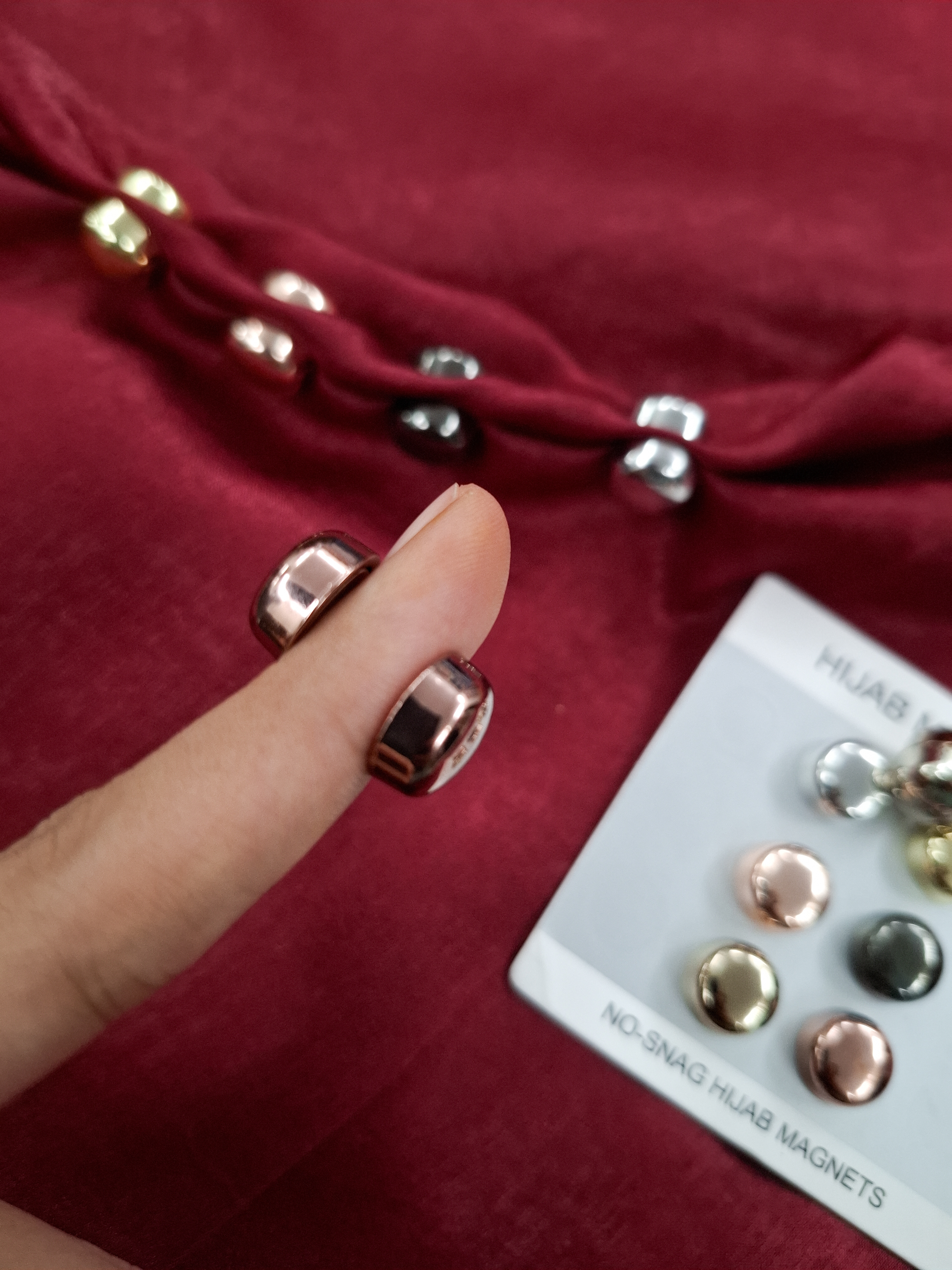 No-Snag Hijab Magnet (1 Pair)