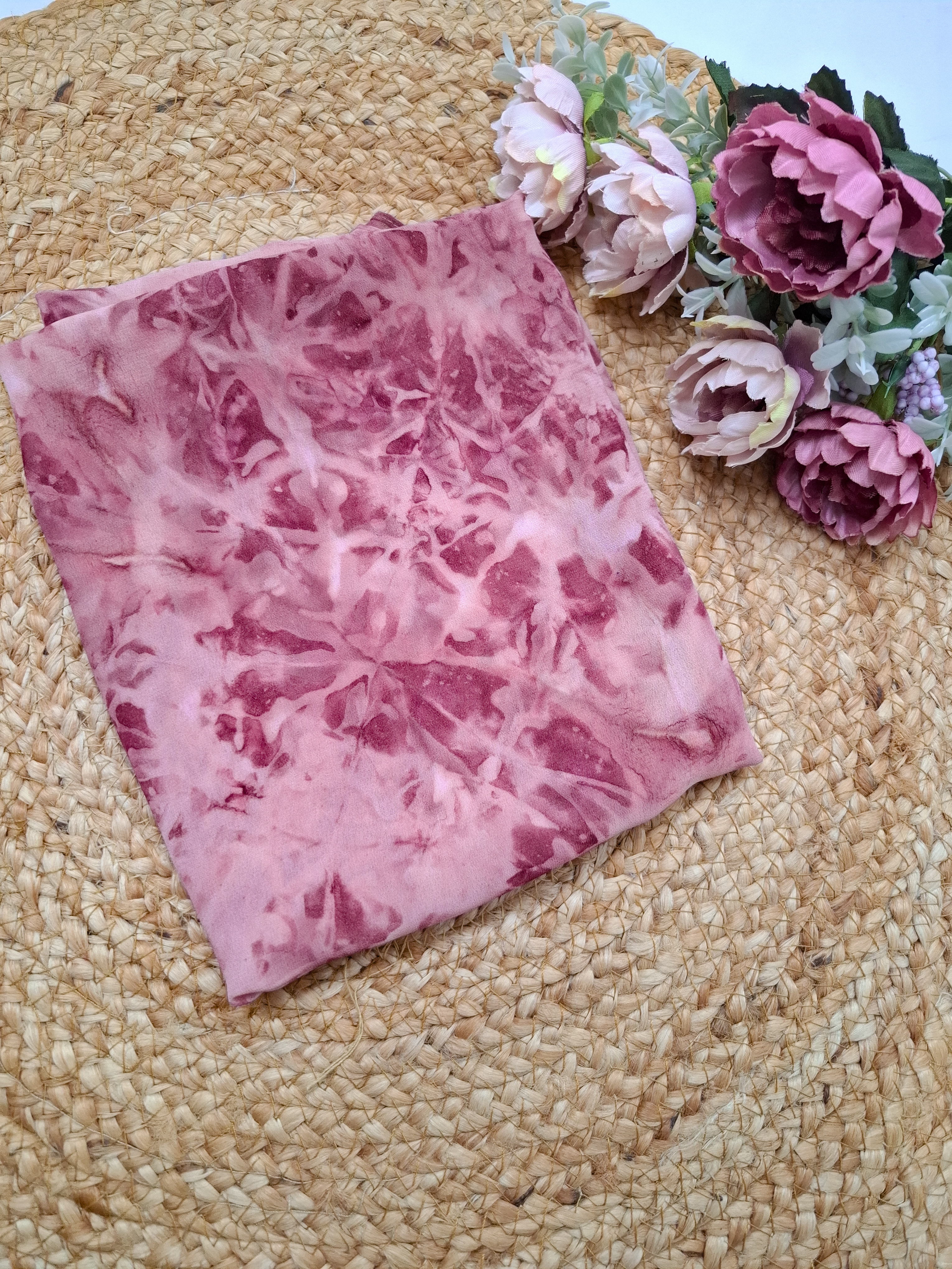 Pink Tie dye Hijab