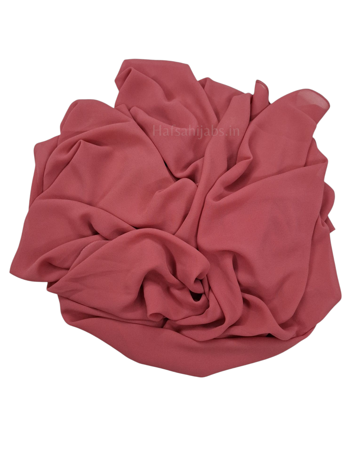 Peach Soft georgette hijab