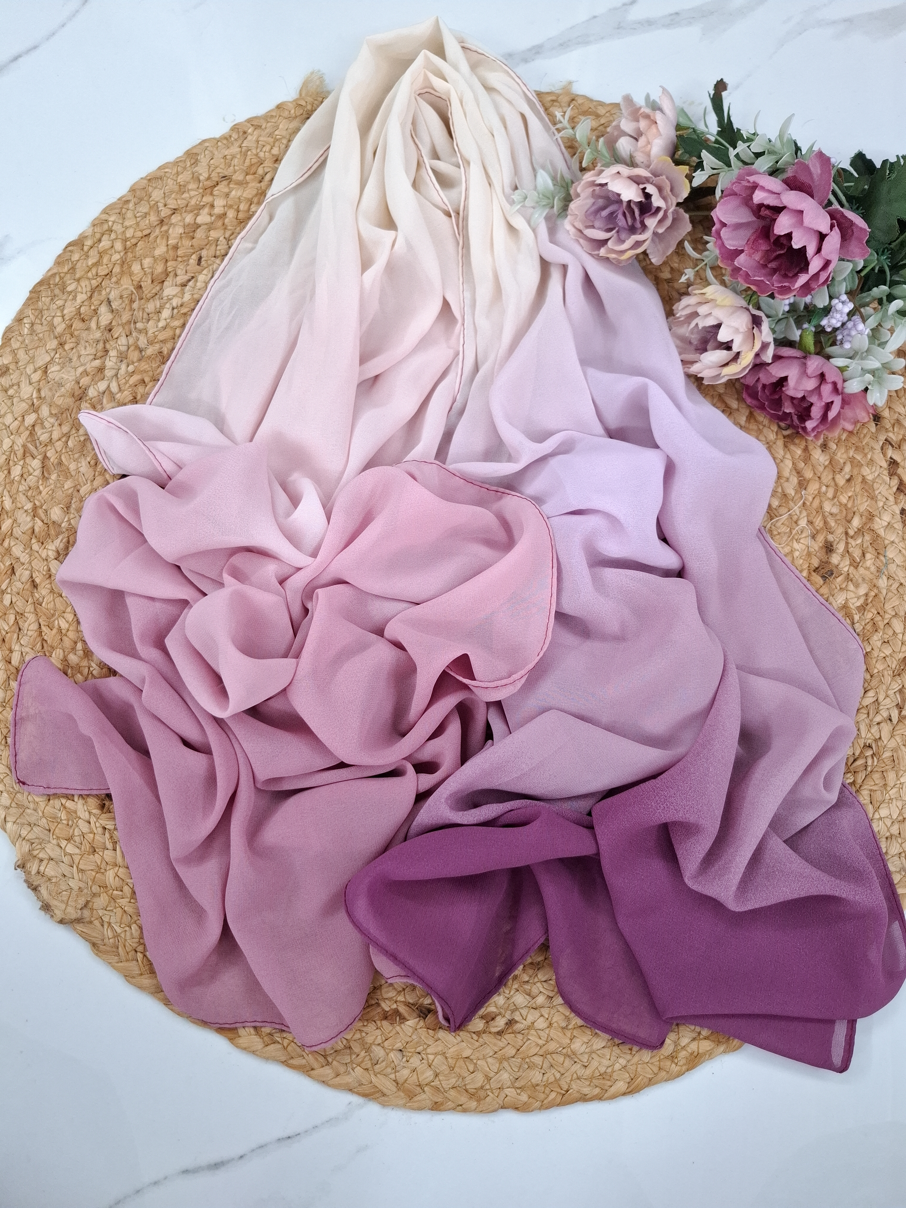 Purple Ombre Hijab 