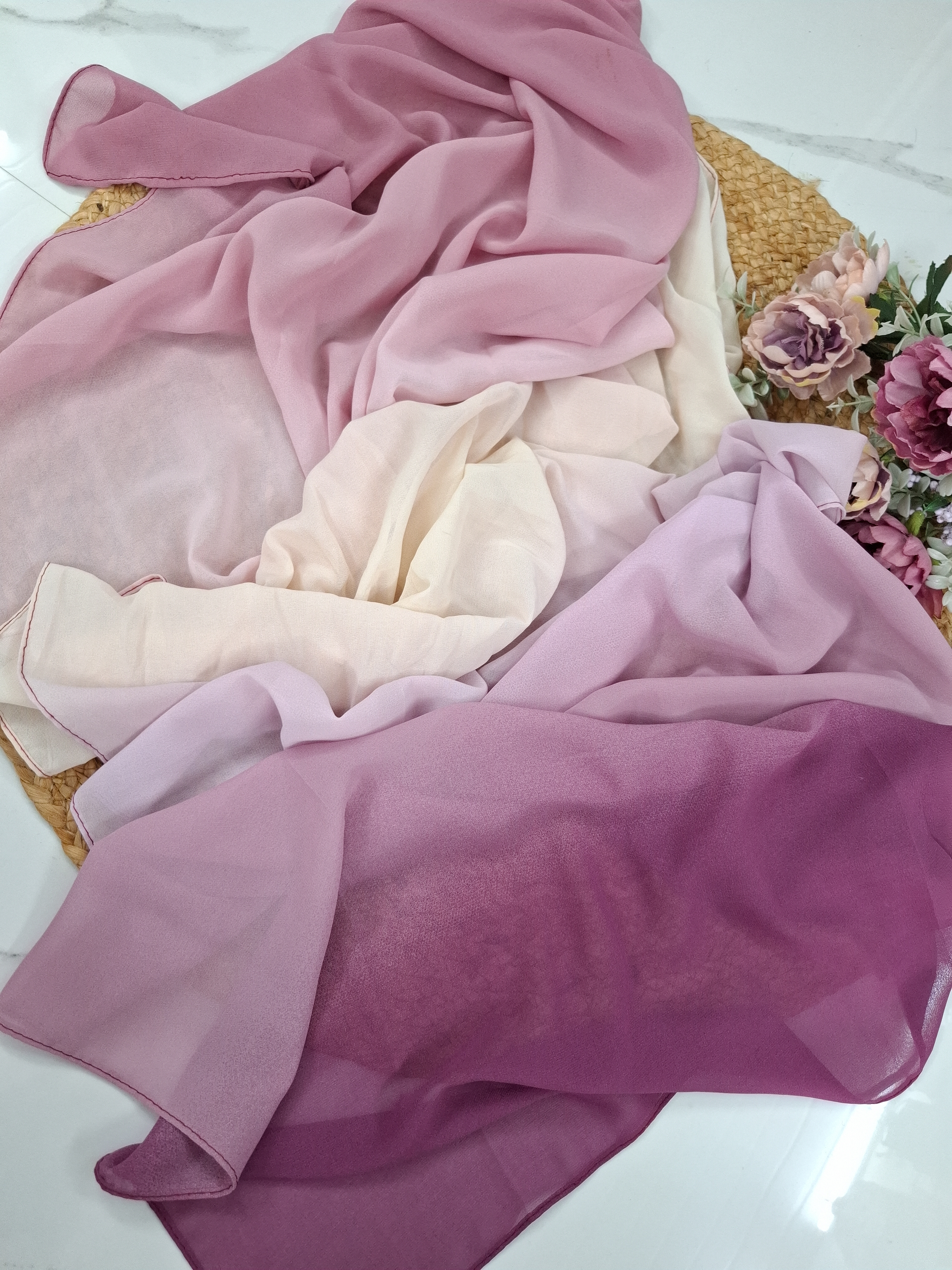 Purple Ombre Hijab 