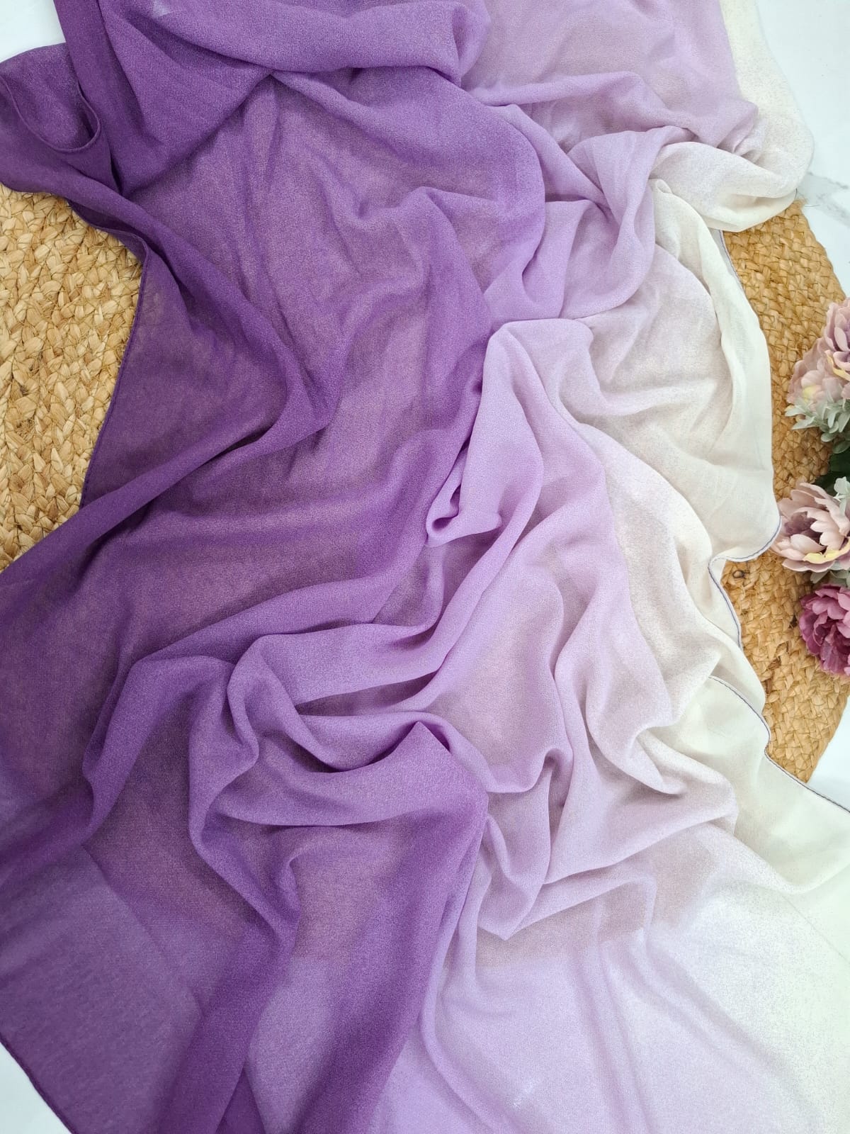 Purple Ombre Hijab 