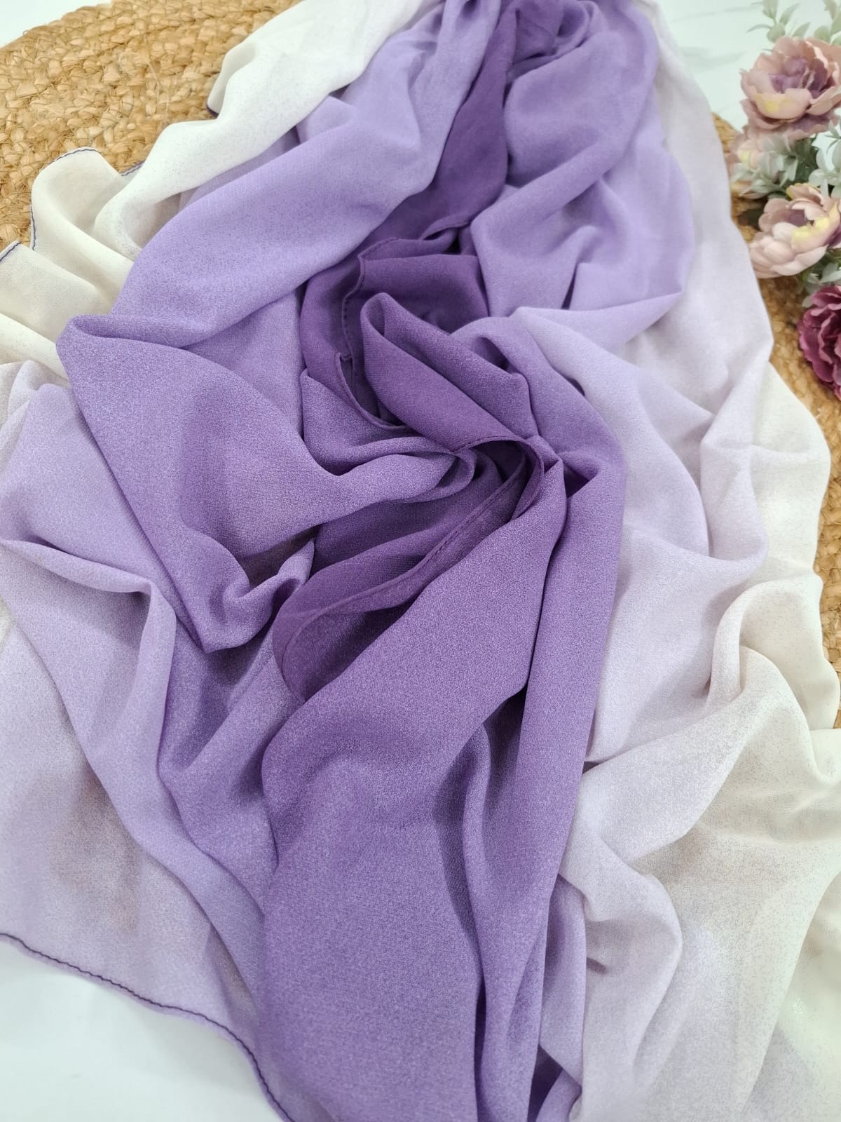 Purple Ombre Hijab 
