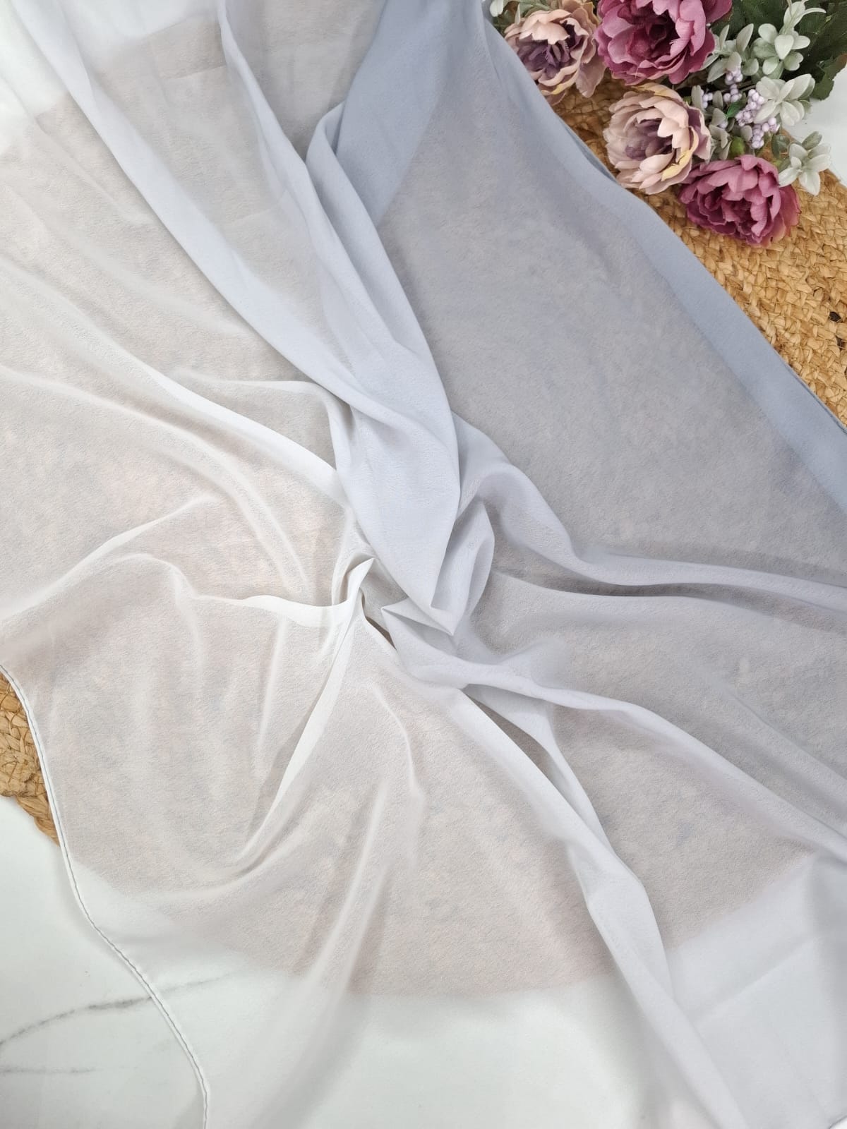 Grey Ombre Hijab 