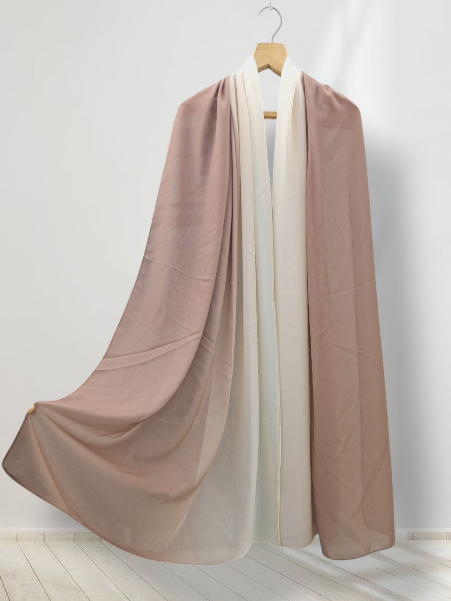 Beige & cream Ombre Hijab 