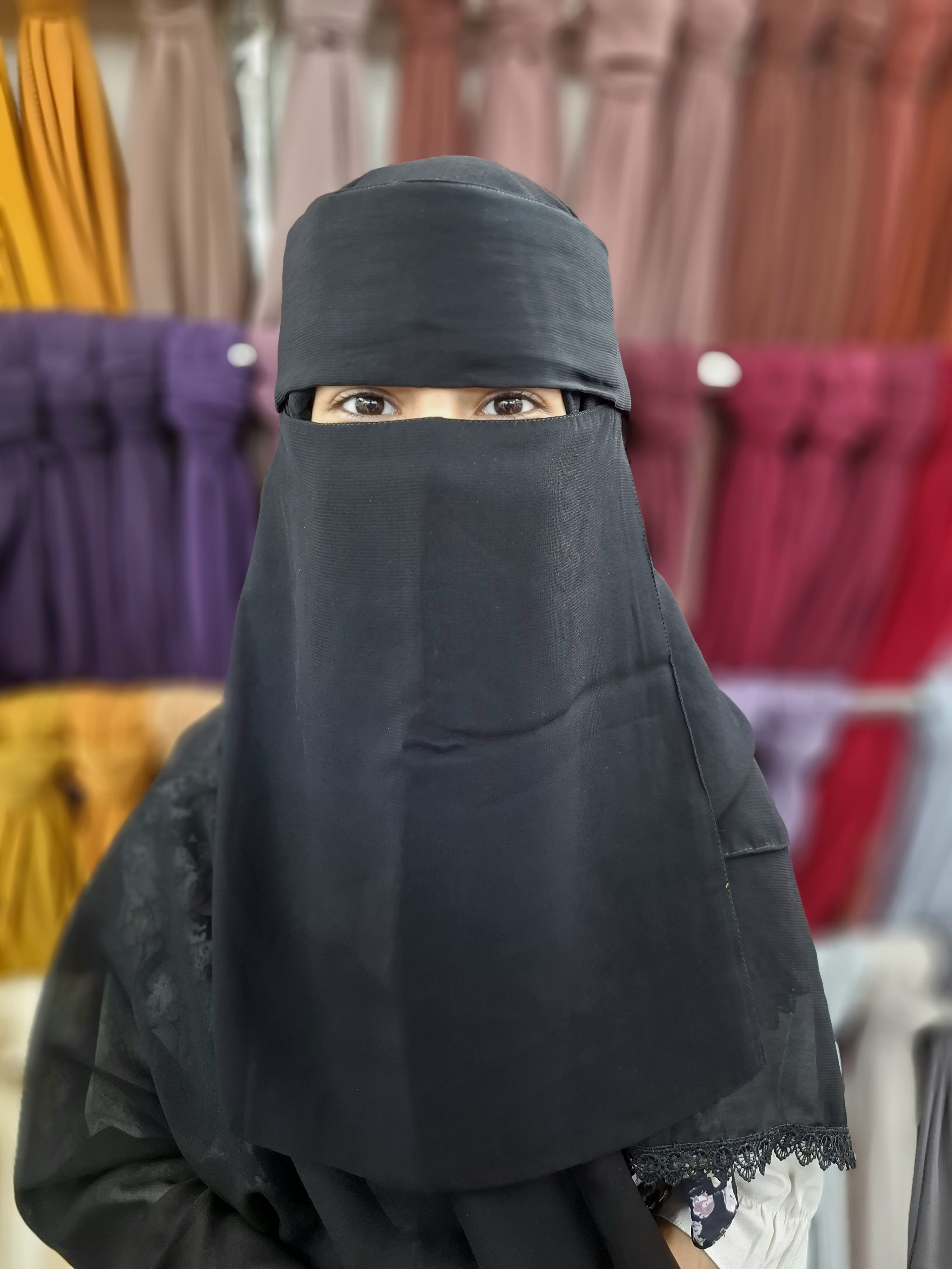 Flap Canvas Niqab  | Nakab