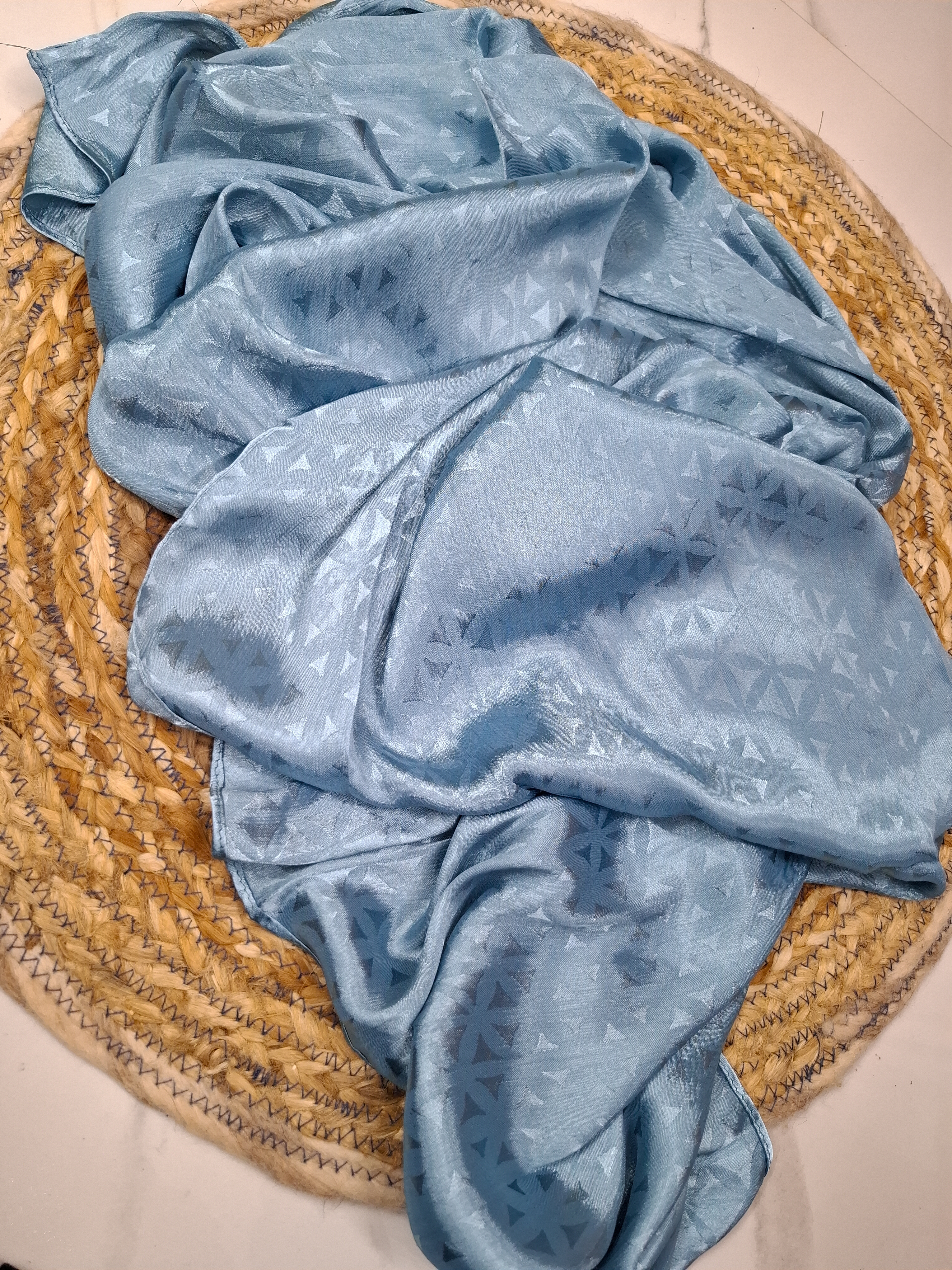 Textured Satin Hijab 
