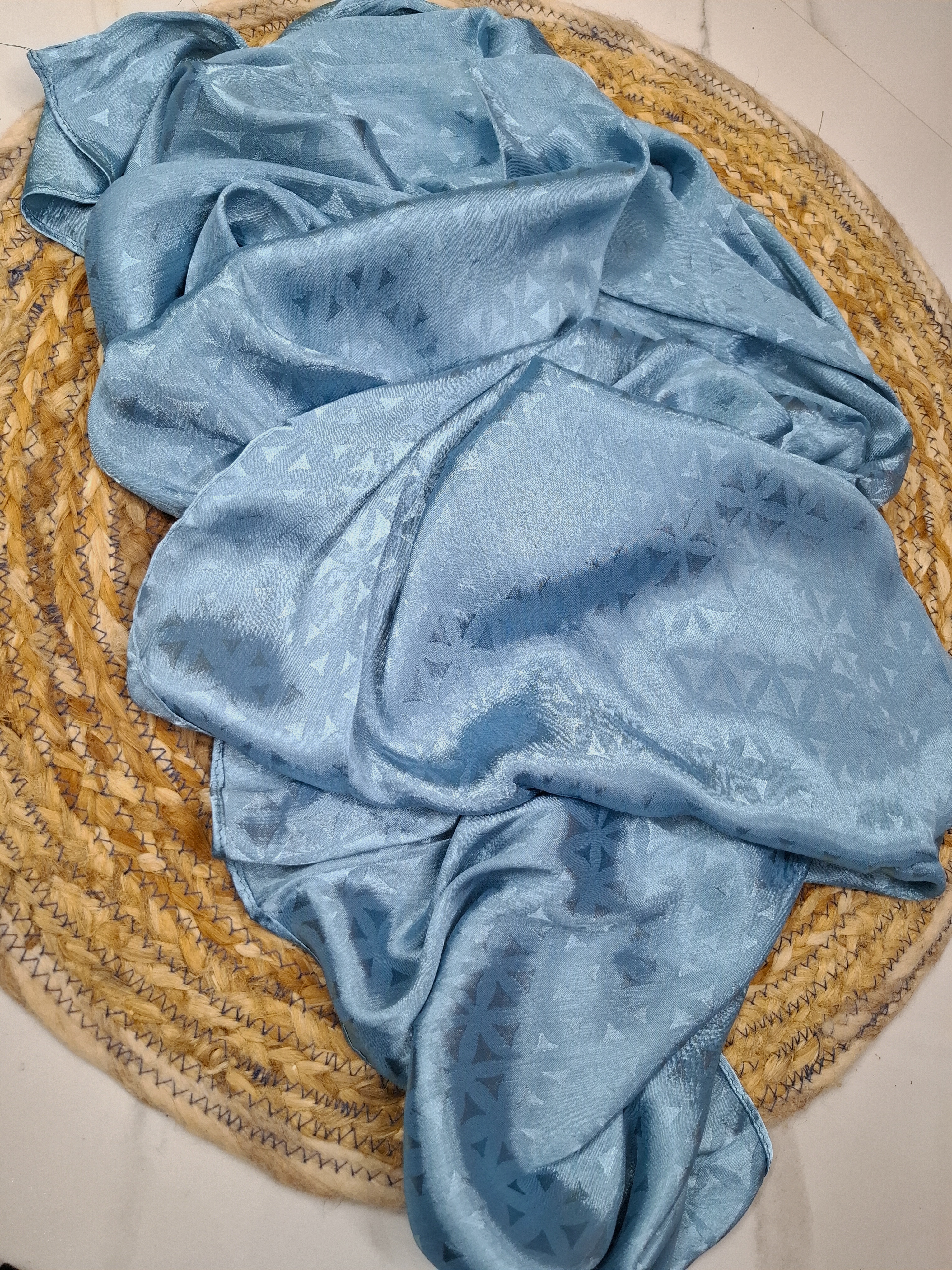 Textured Satin Hijab 