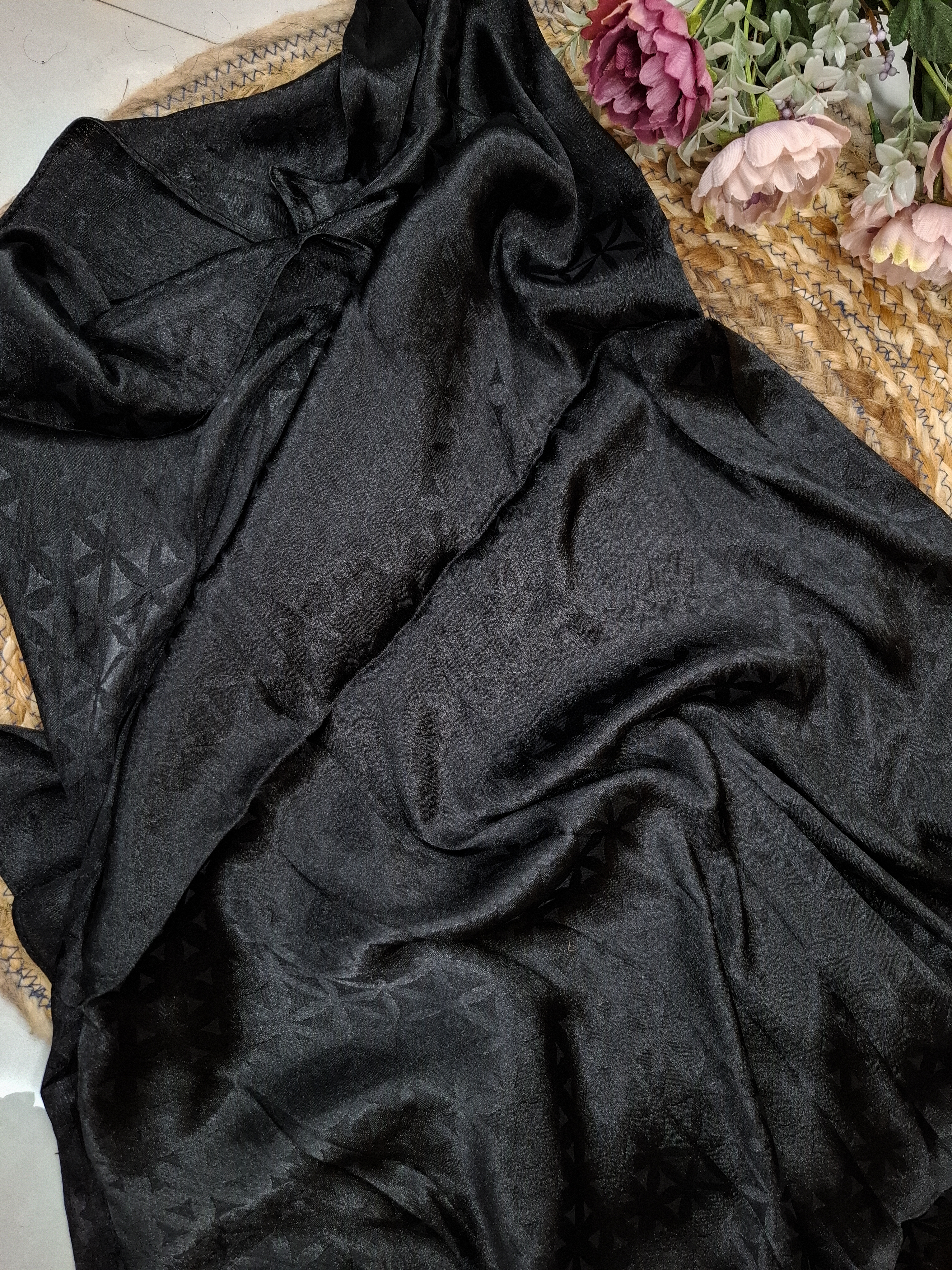 Textured Satin Hijab 