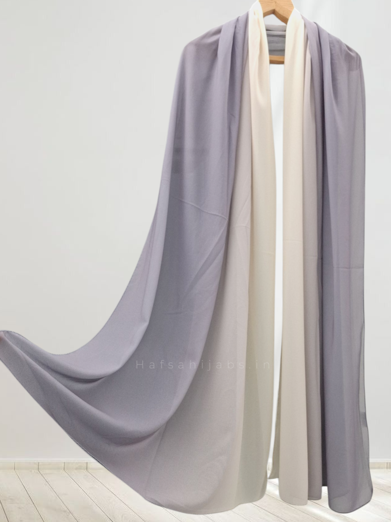 Grey Ombre Hijab 