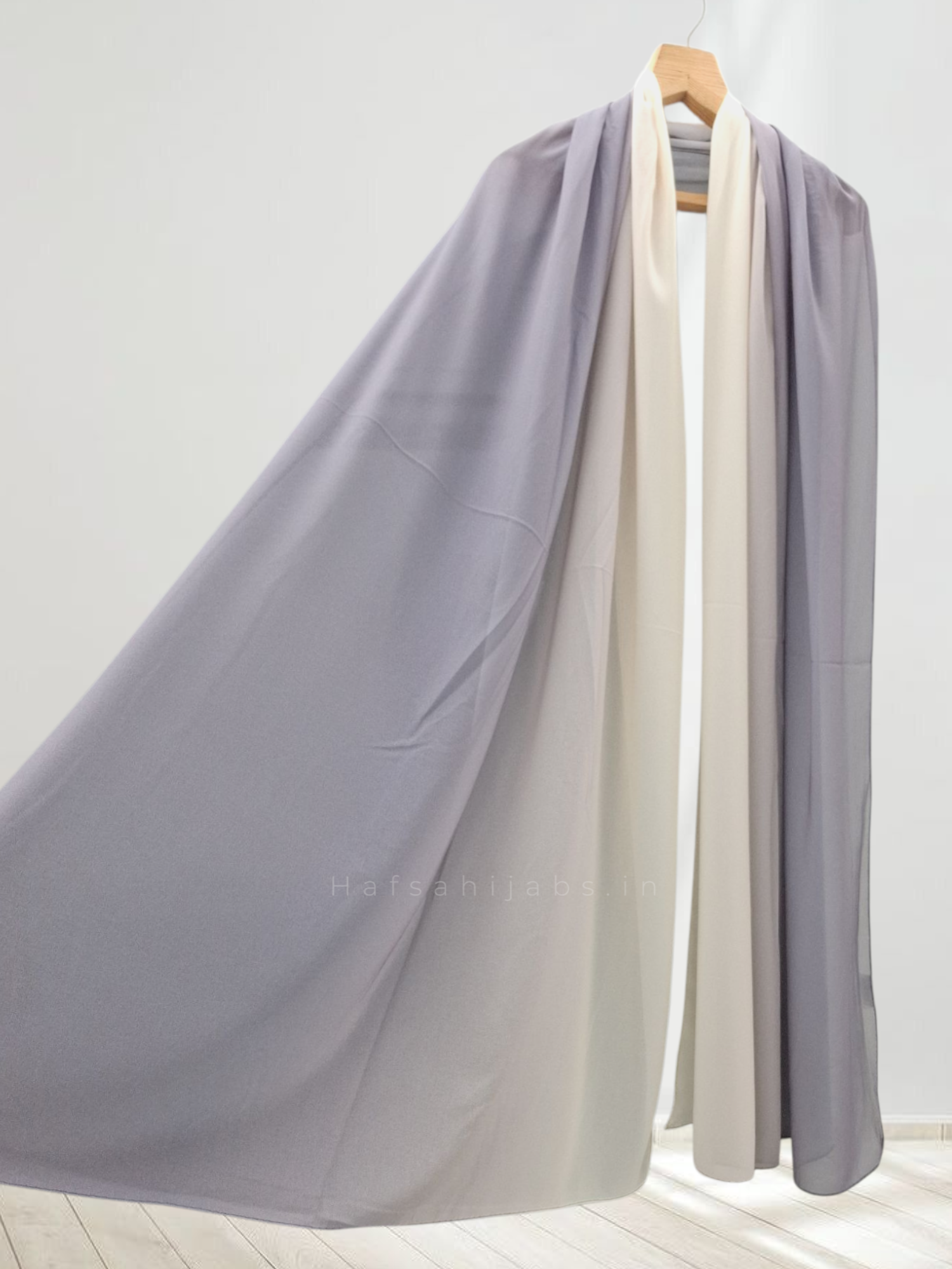 Grey Ombre Hijab 