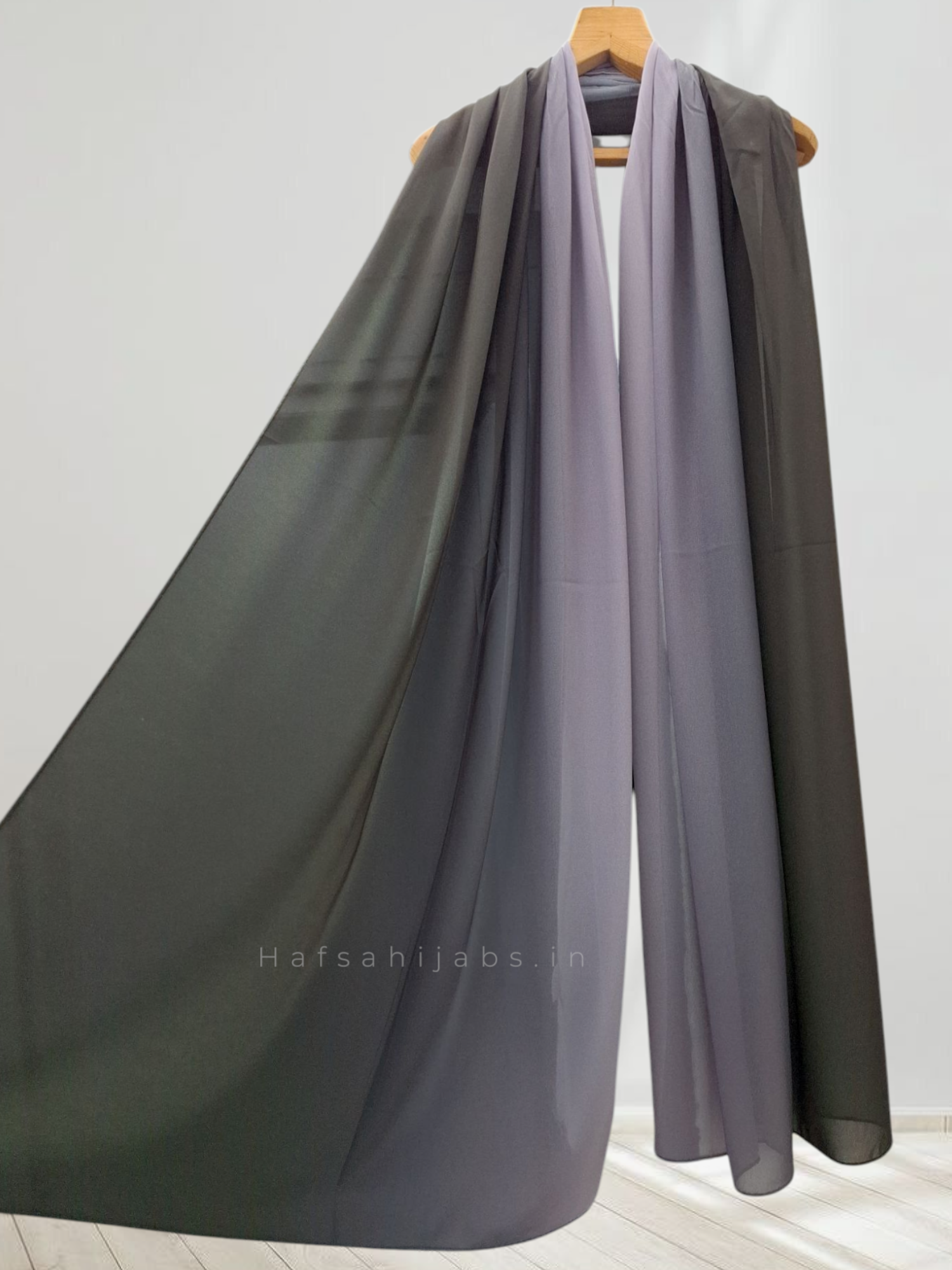 Green and Grey Ombre Hijab 