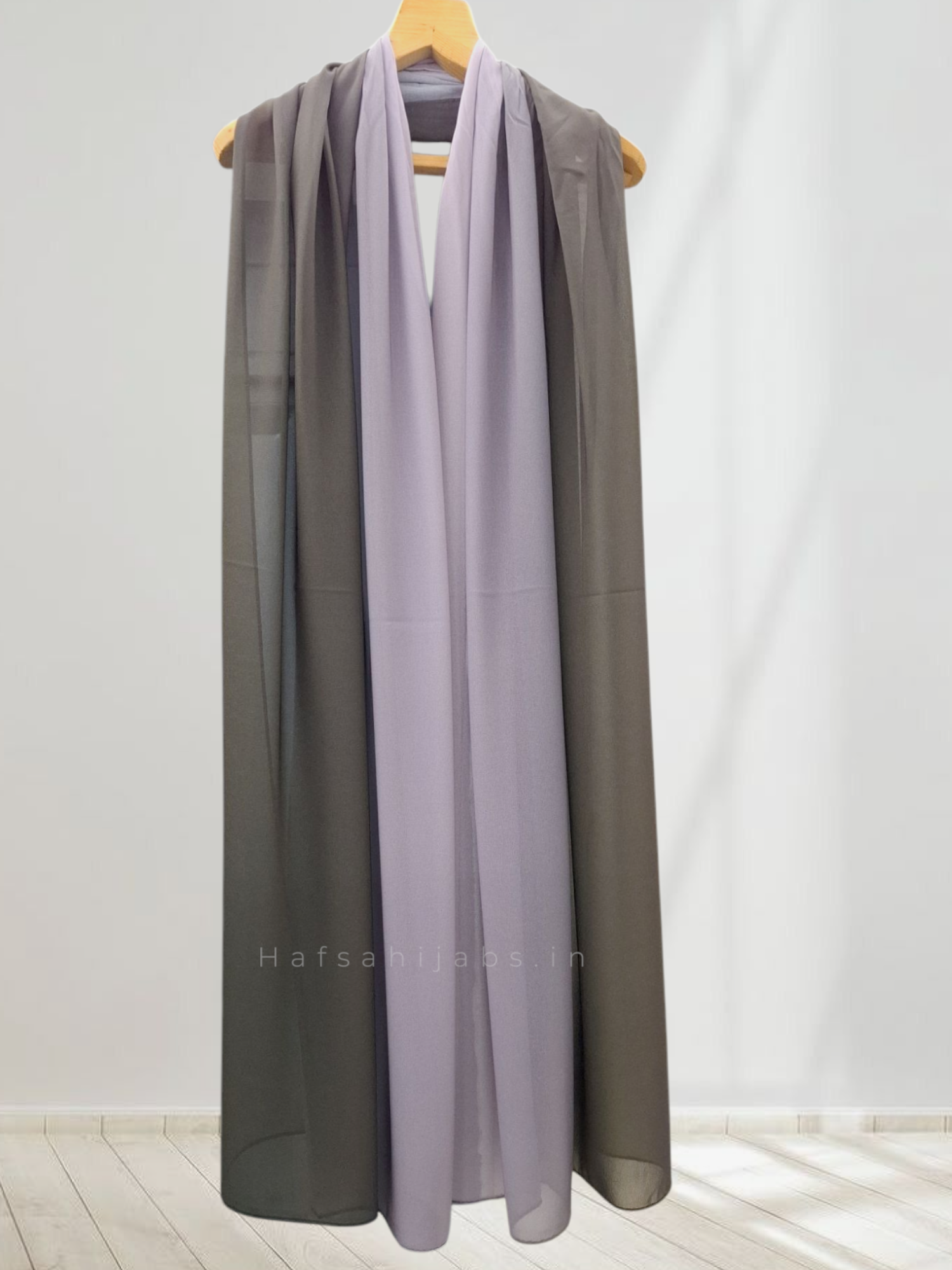 Green and Grey Ombre Hijab 