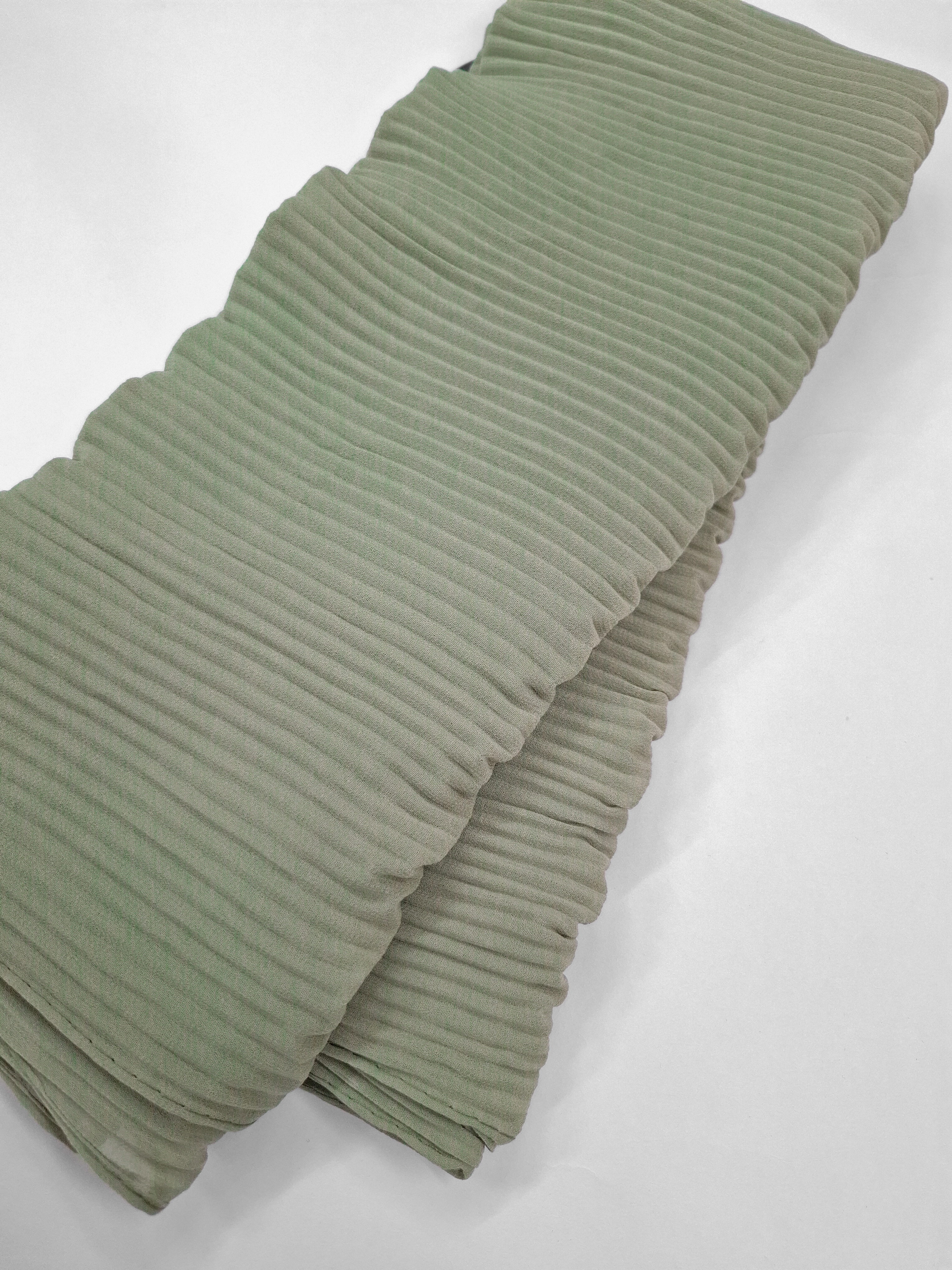 Soft Ribbed Georgette Hijab