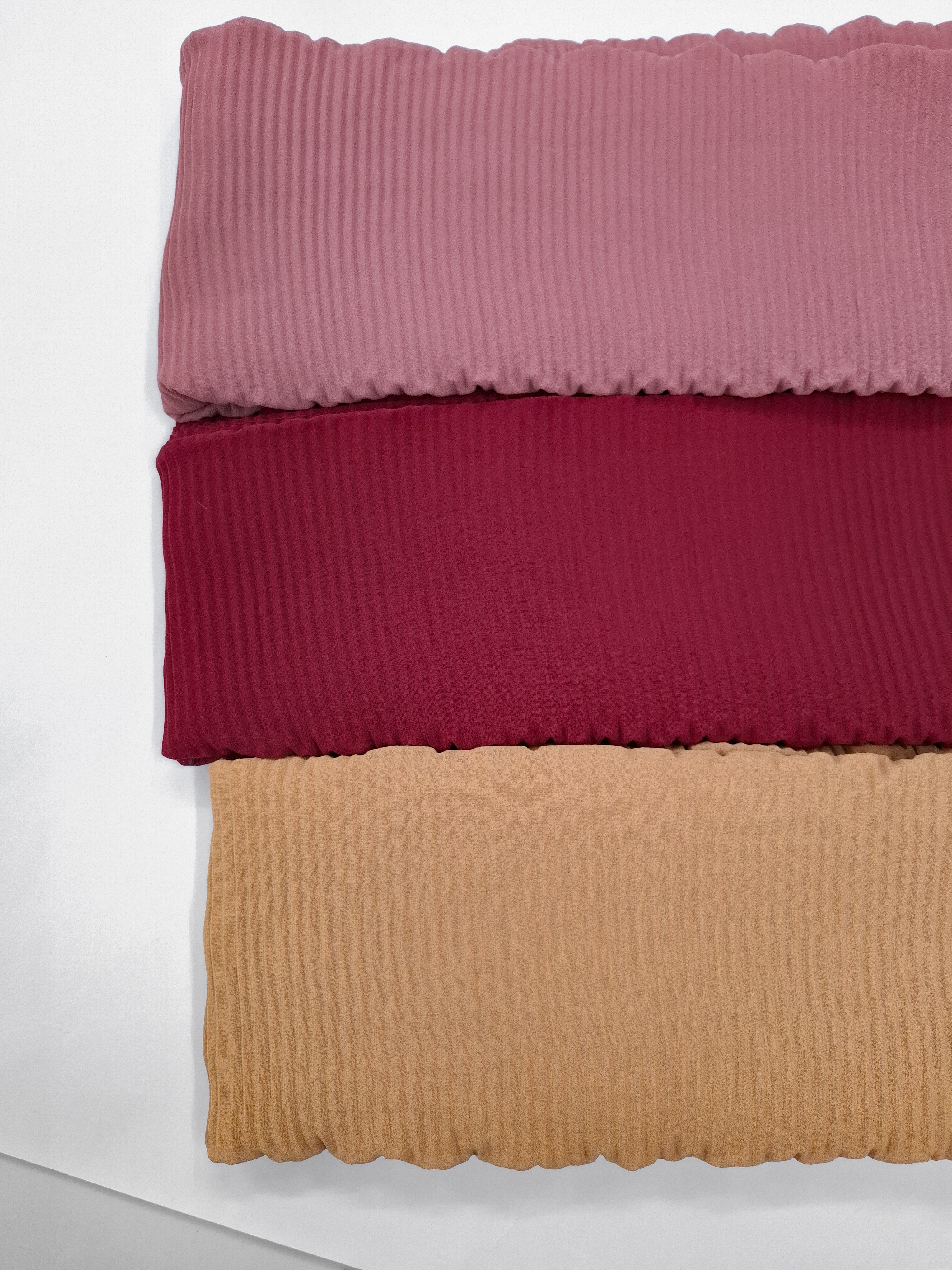 Soft Ribbed Georgette Hijab