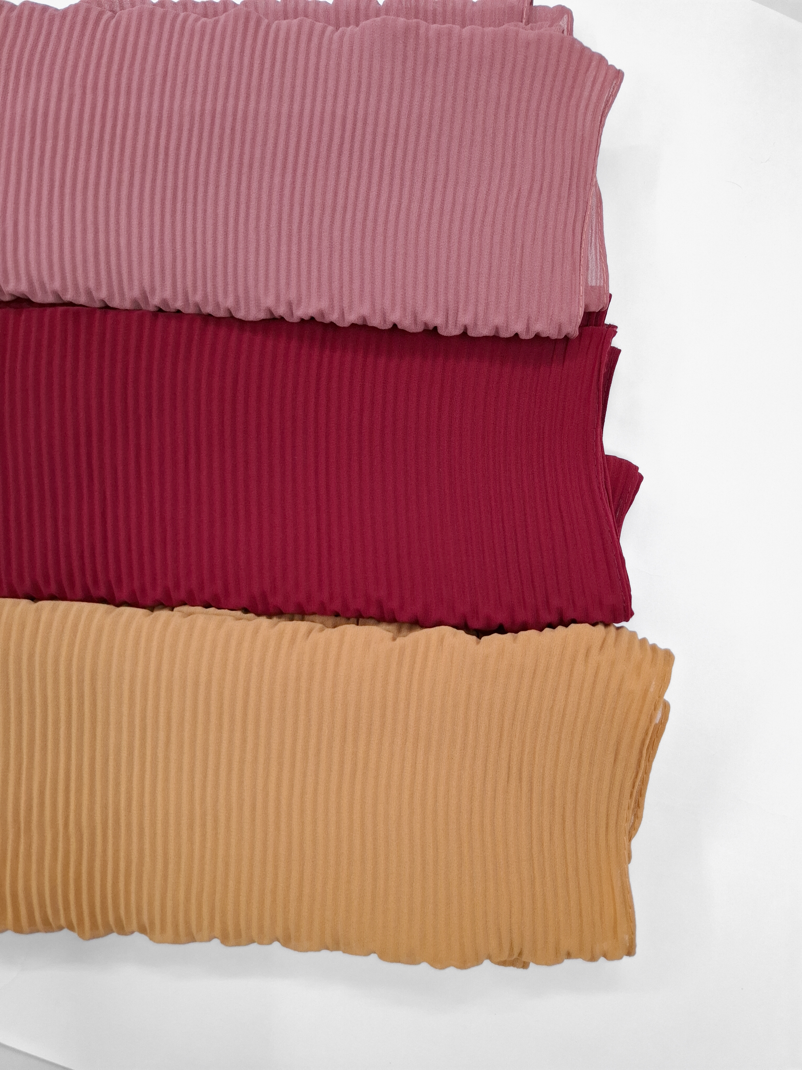 Soft Ribbed Georgette Hijab