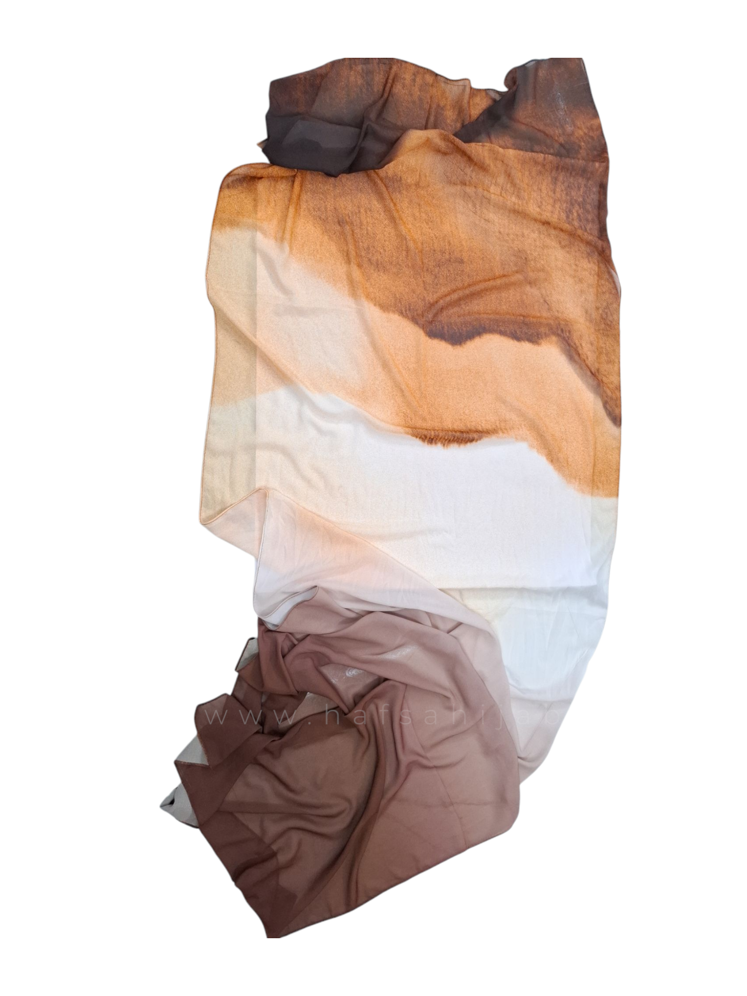  Ombre printed Chiffon Hijab