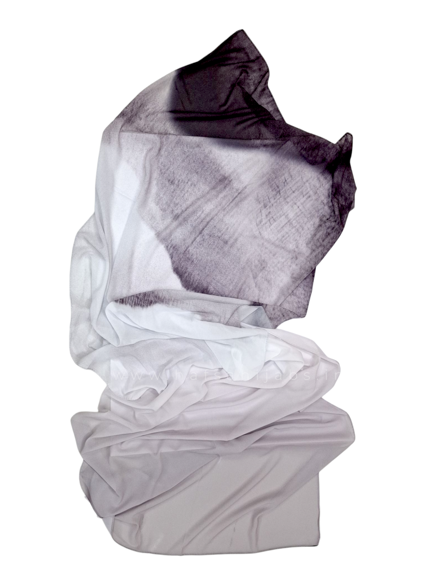  Ombre printed Chiffon Hijab