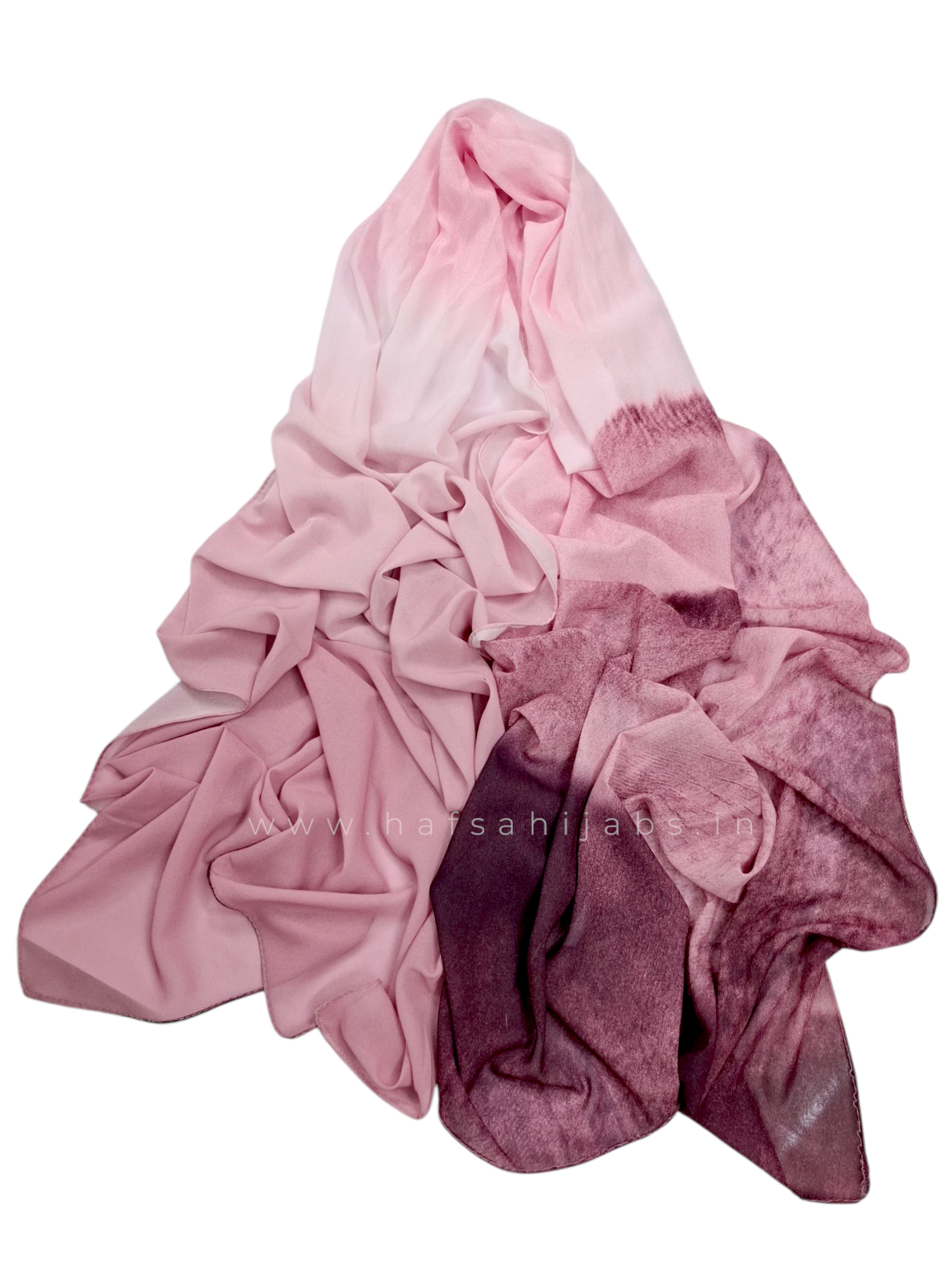  Ombre printed Chiffon Hijab