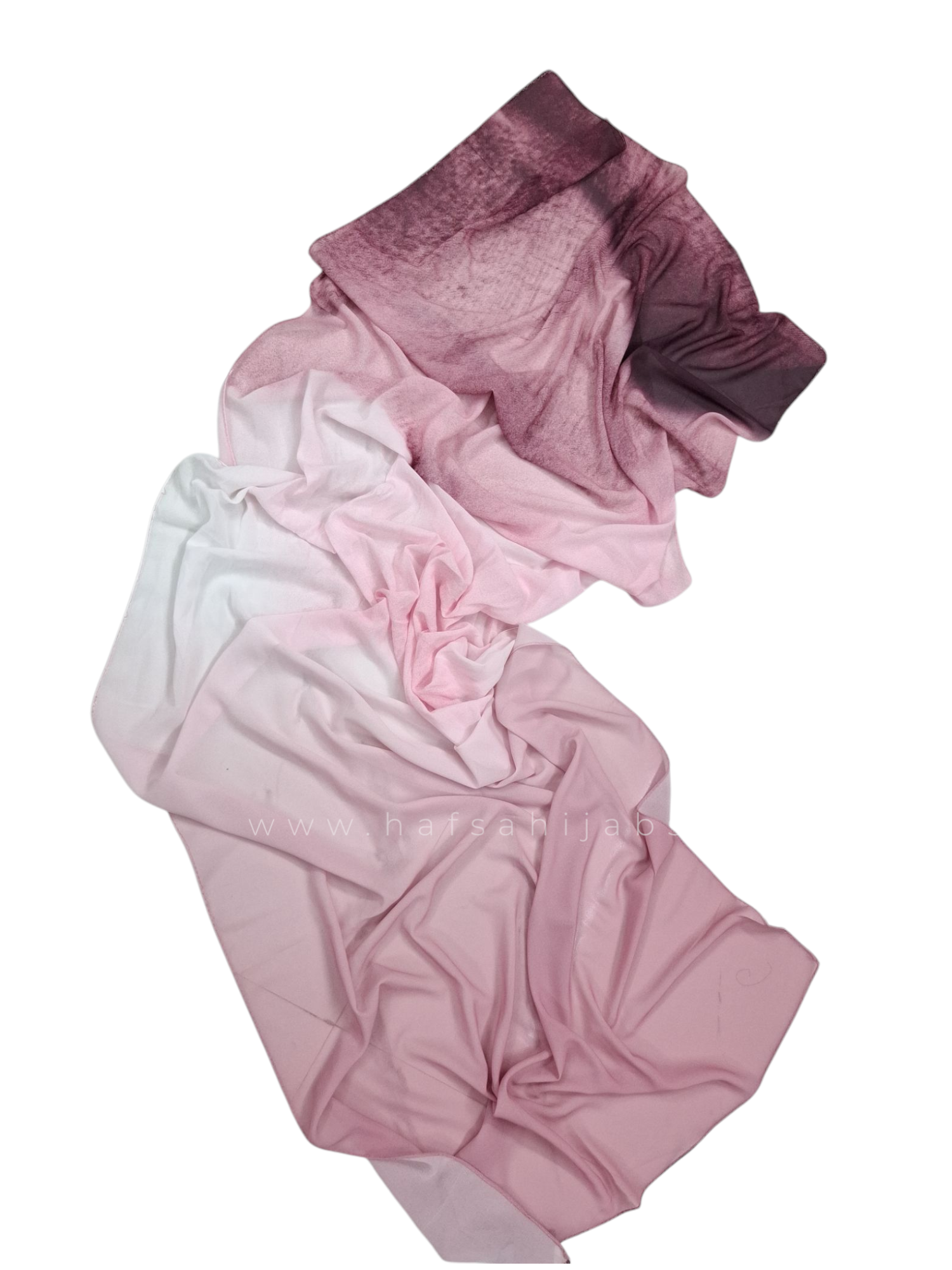  Ombre printed Chiffon Hijab
