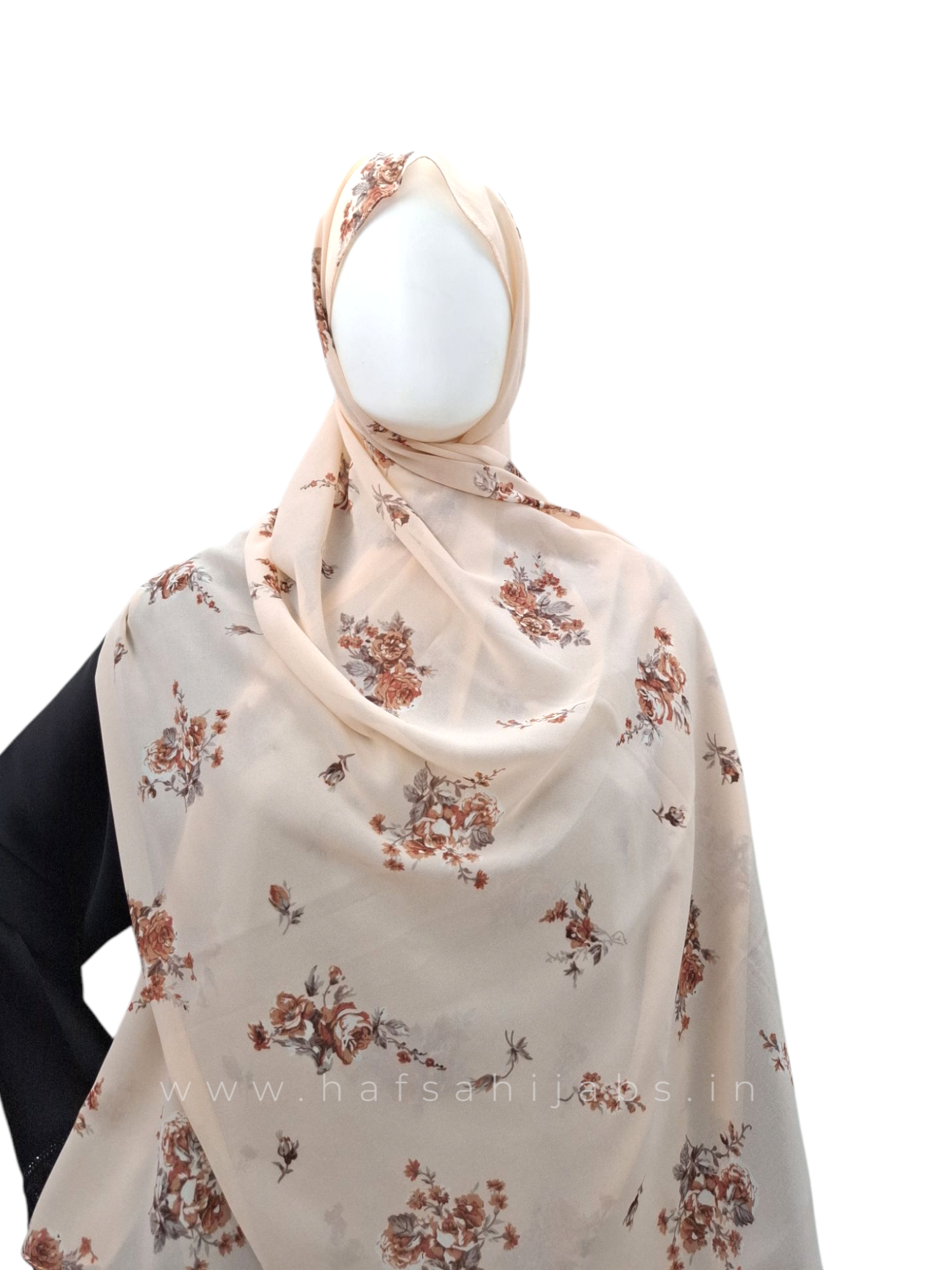 floral soft georgette hijabs