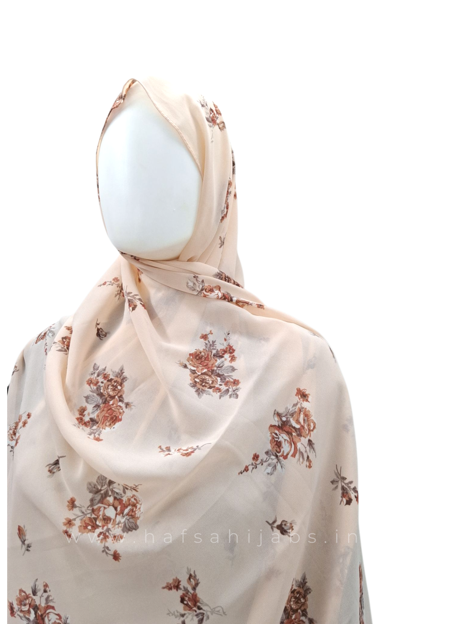 floral soft georgette hijabs