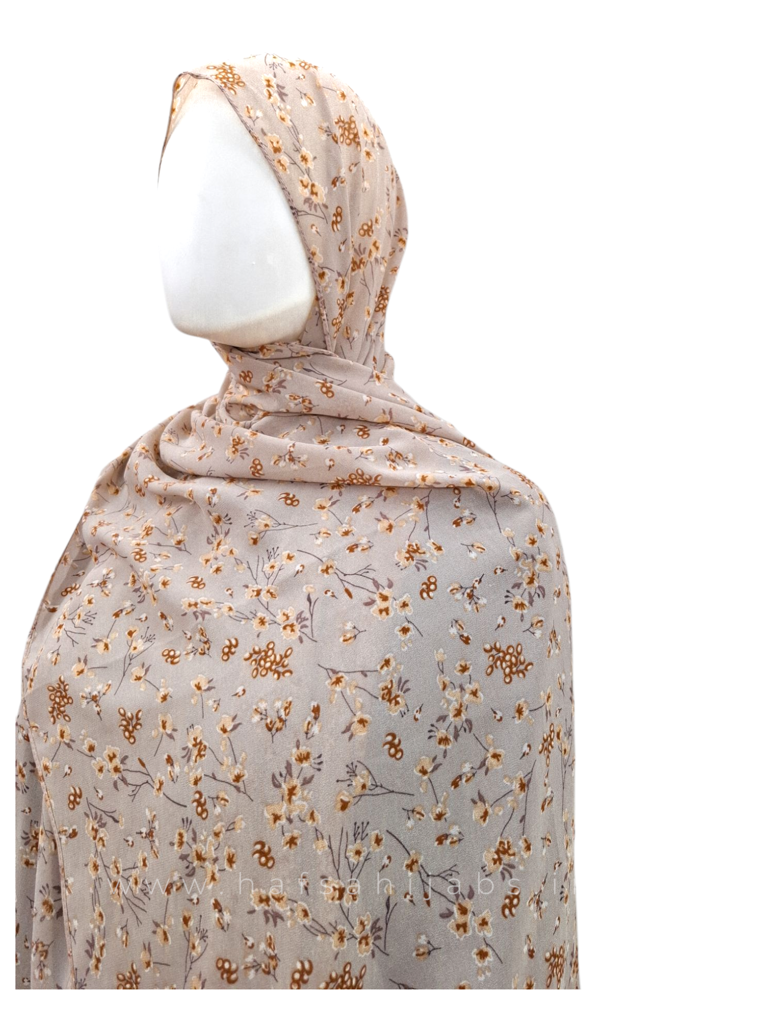 floral soft georgette hijabs