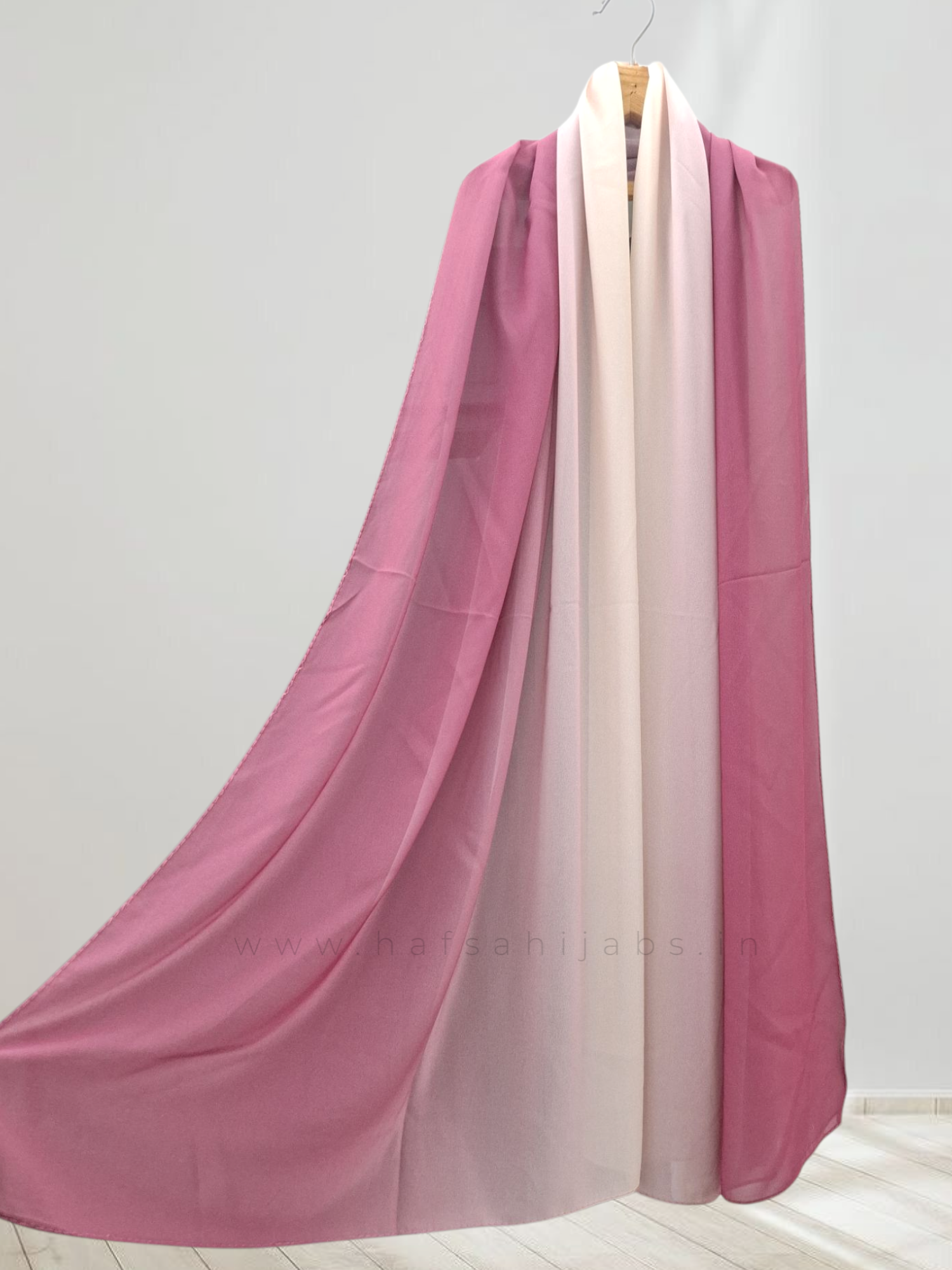 Pink Ombre Hijab 