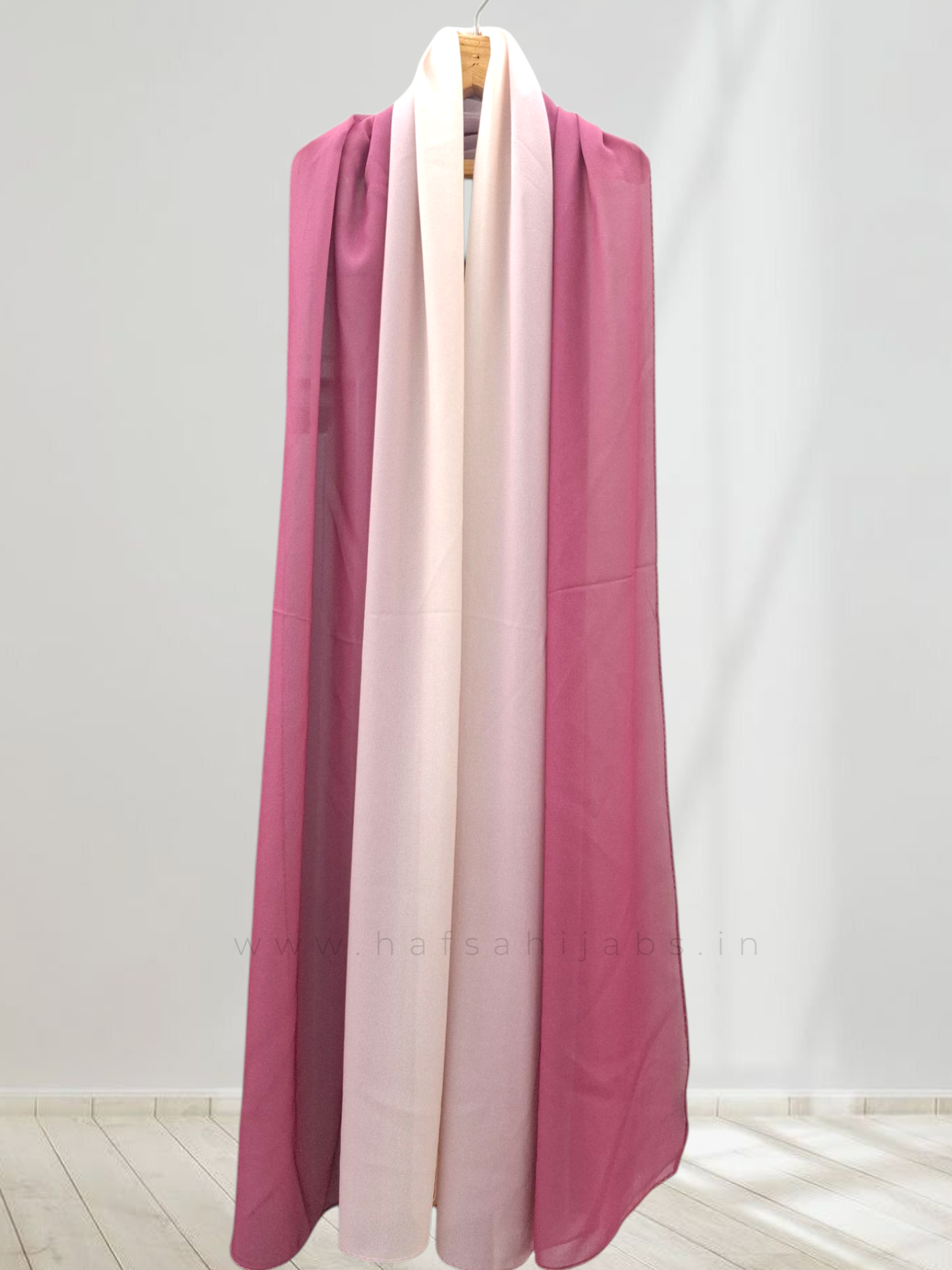 Pink Ombre Hijab 