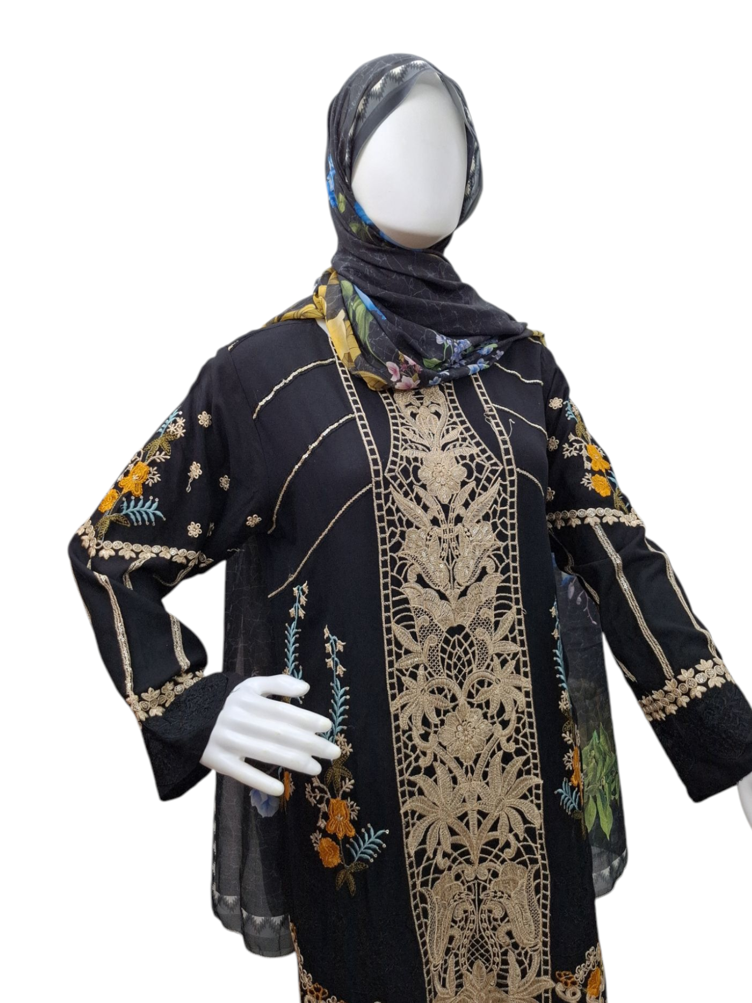 Luxury Pakistani Embroidered Suit 