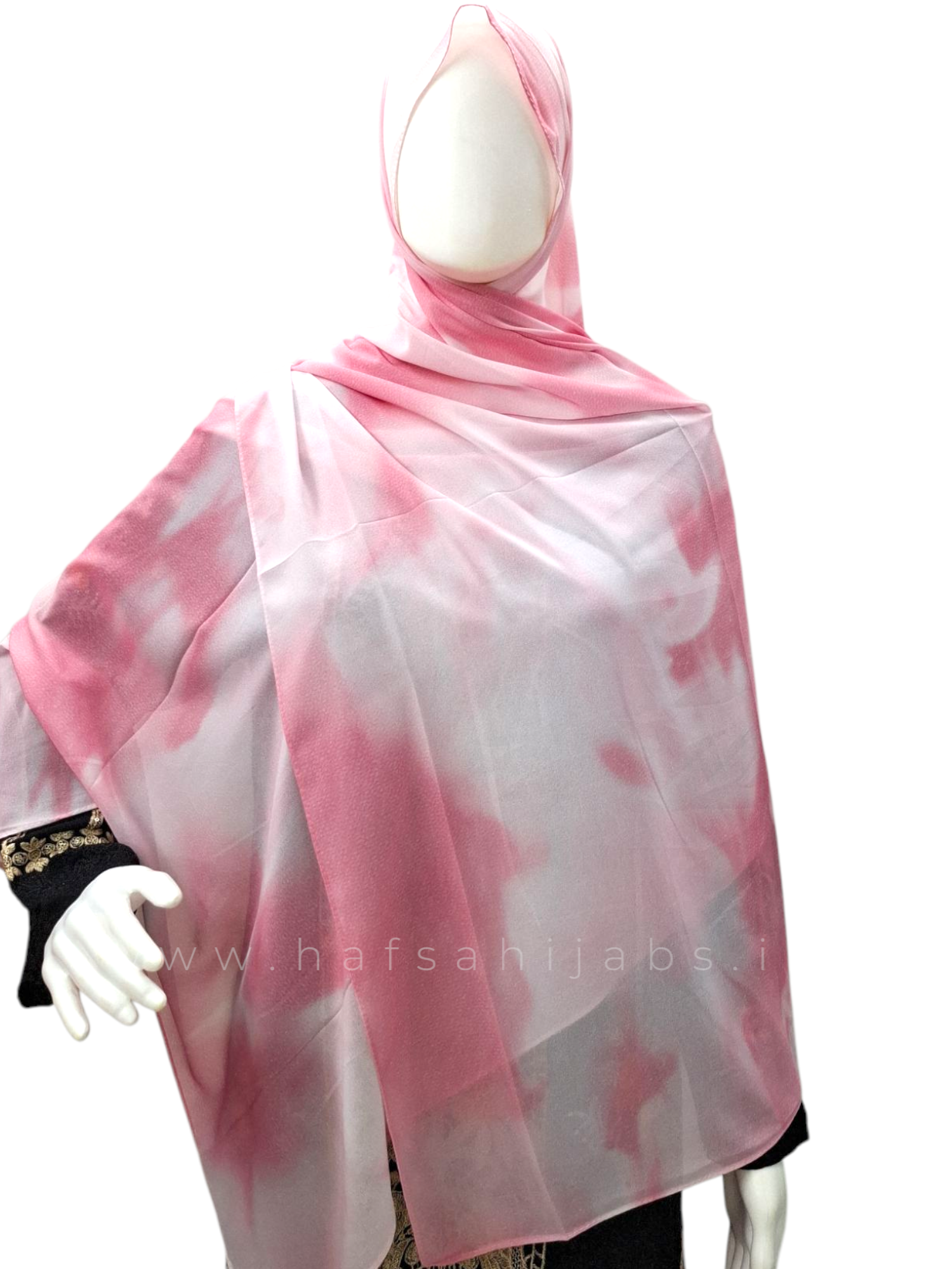 Tie-Dye Printed Chiffon Hijab 
