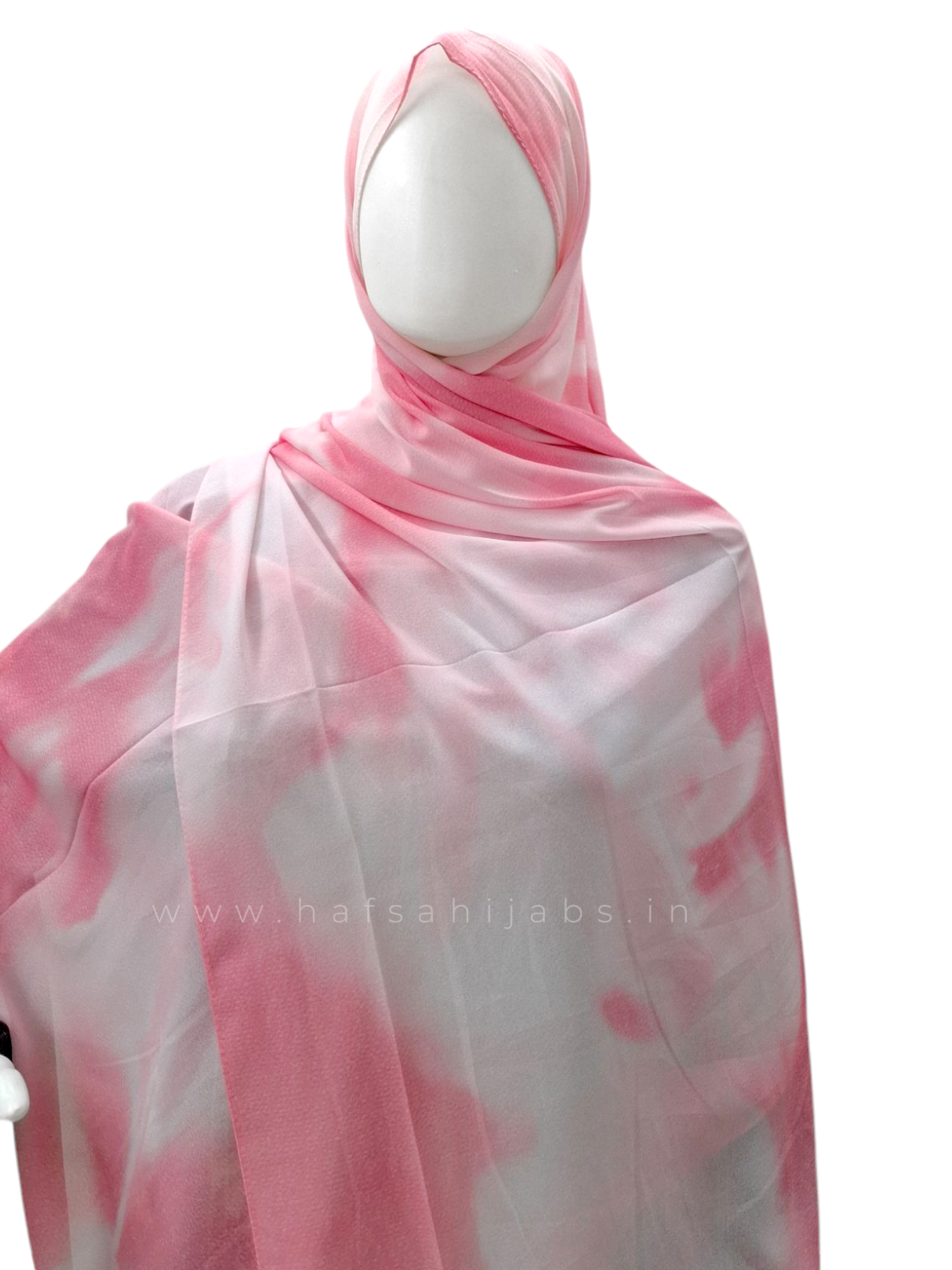 Tie-Dye Printed Chiffon Hijab 