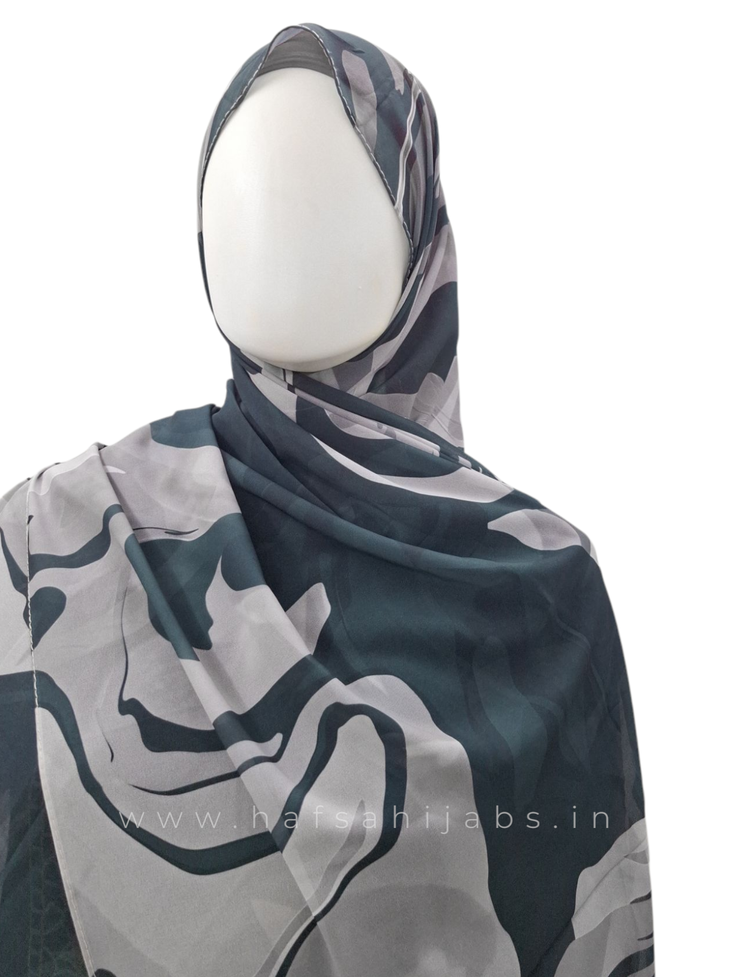 Mystic Marble – Printed Chiffon Hijab (2m)