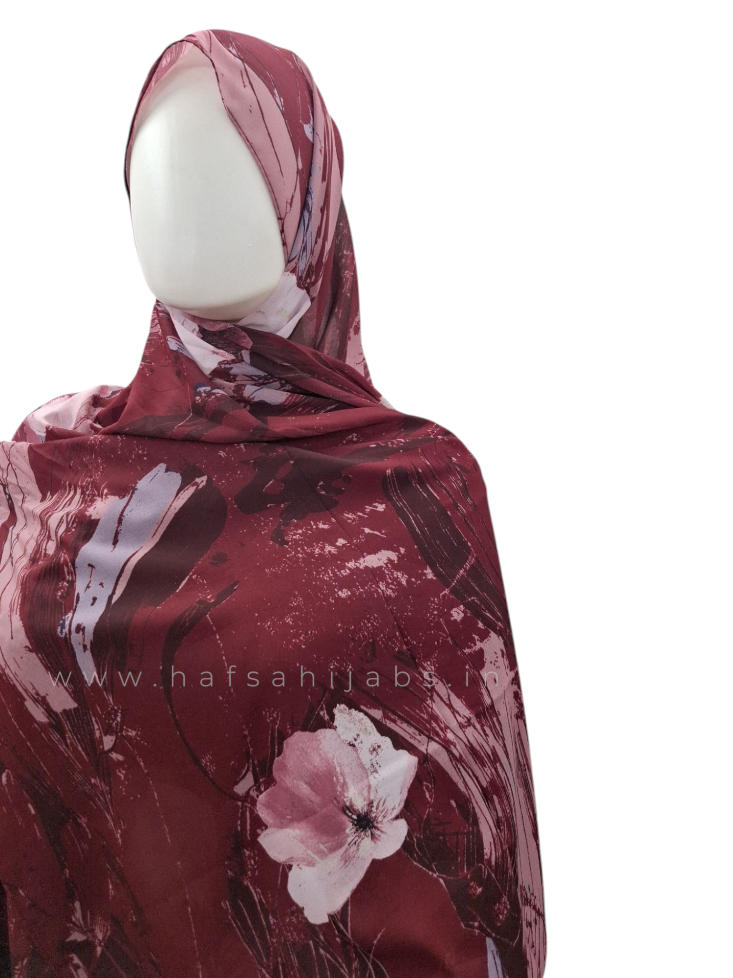 Floral mist - chiffon printed hijab