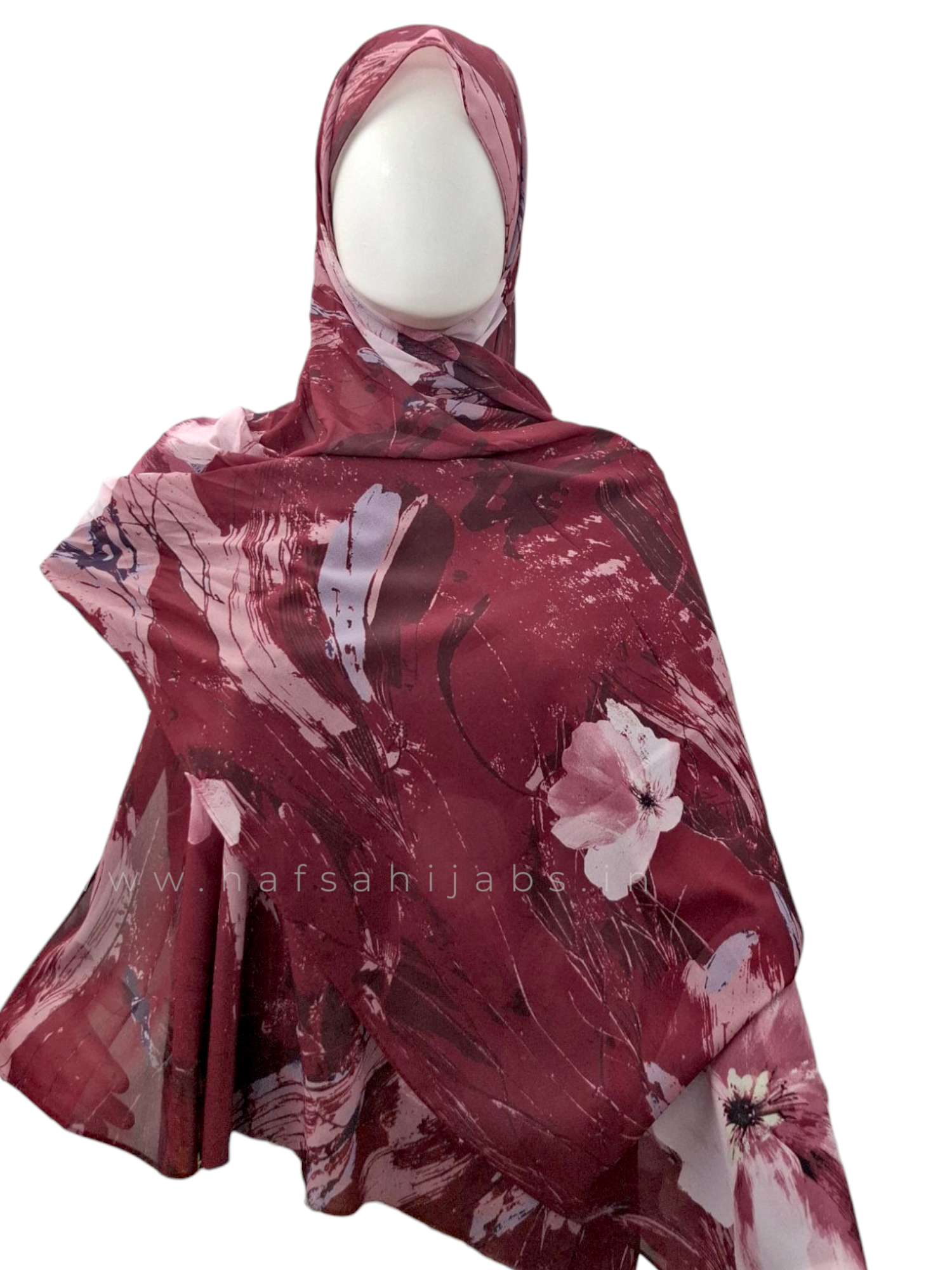 Floral mist - chiffon printed hijab