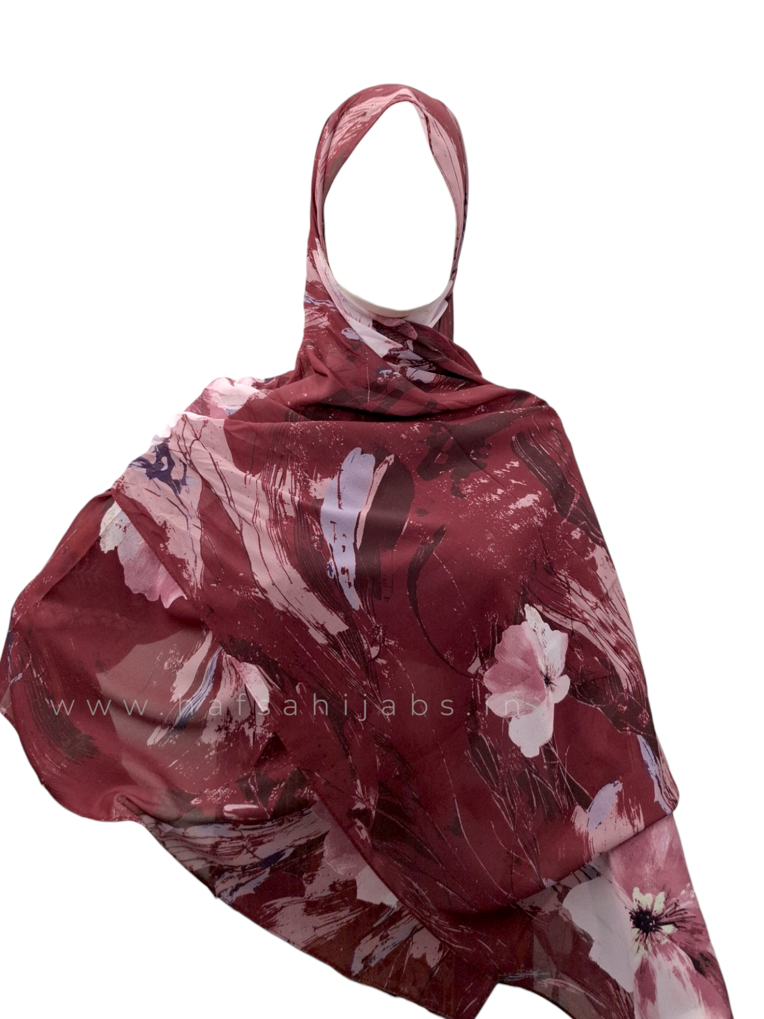 Floral mist - chiffon printed hijab