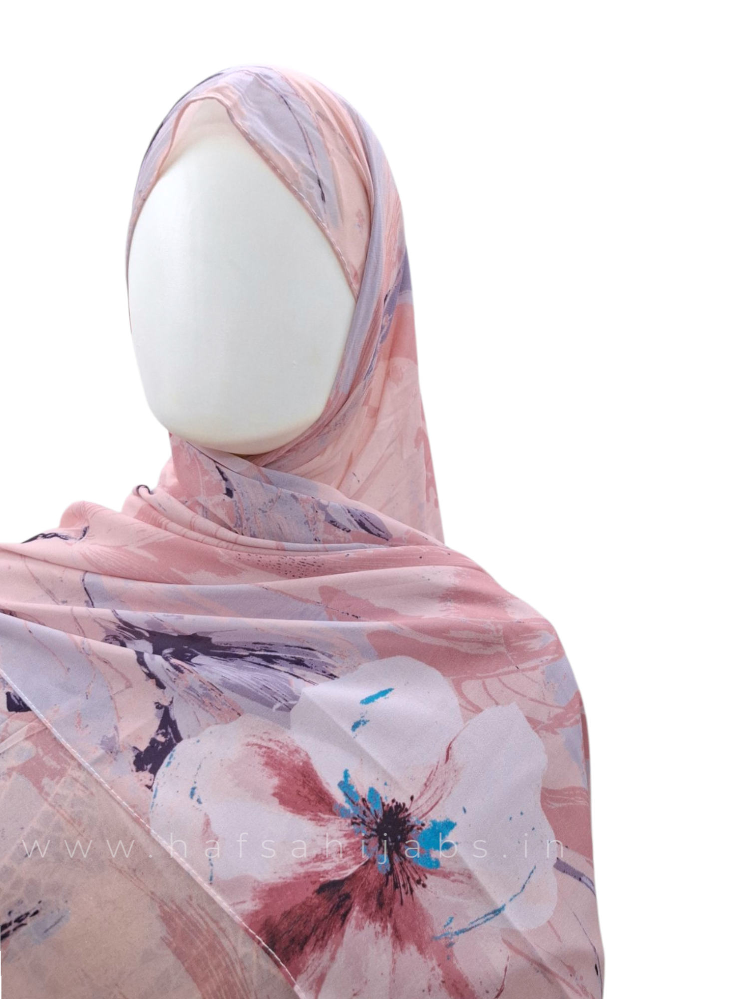 Floral mist - chiffon printed hijab