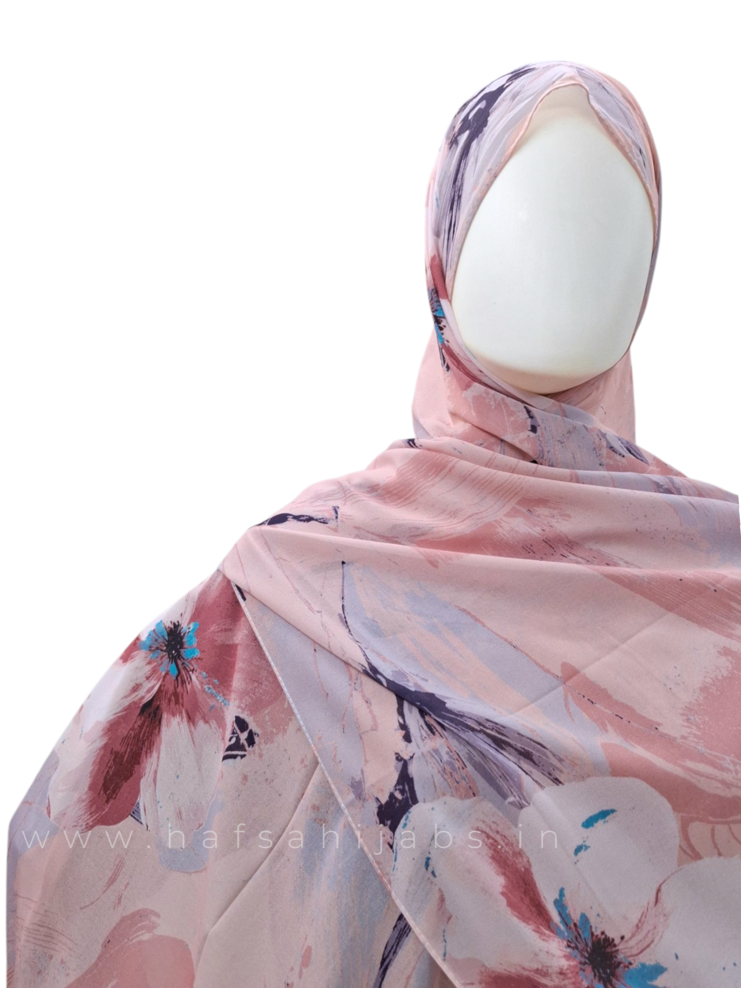 Floral mist - chiffon printed hijab